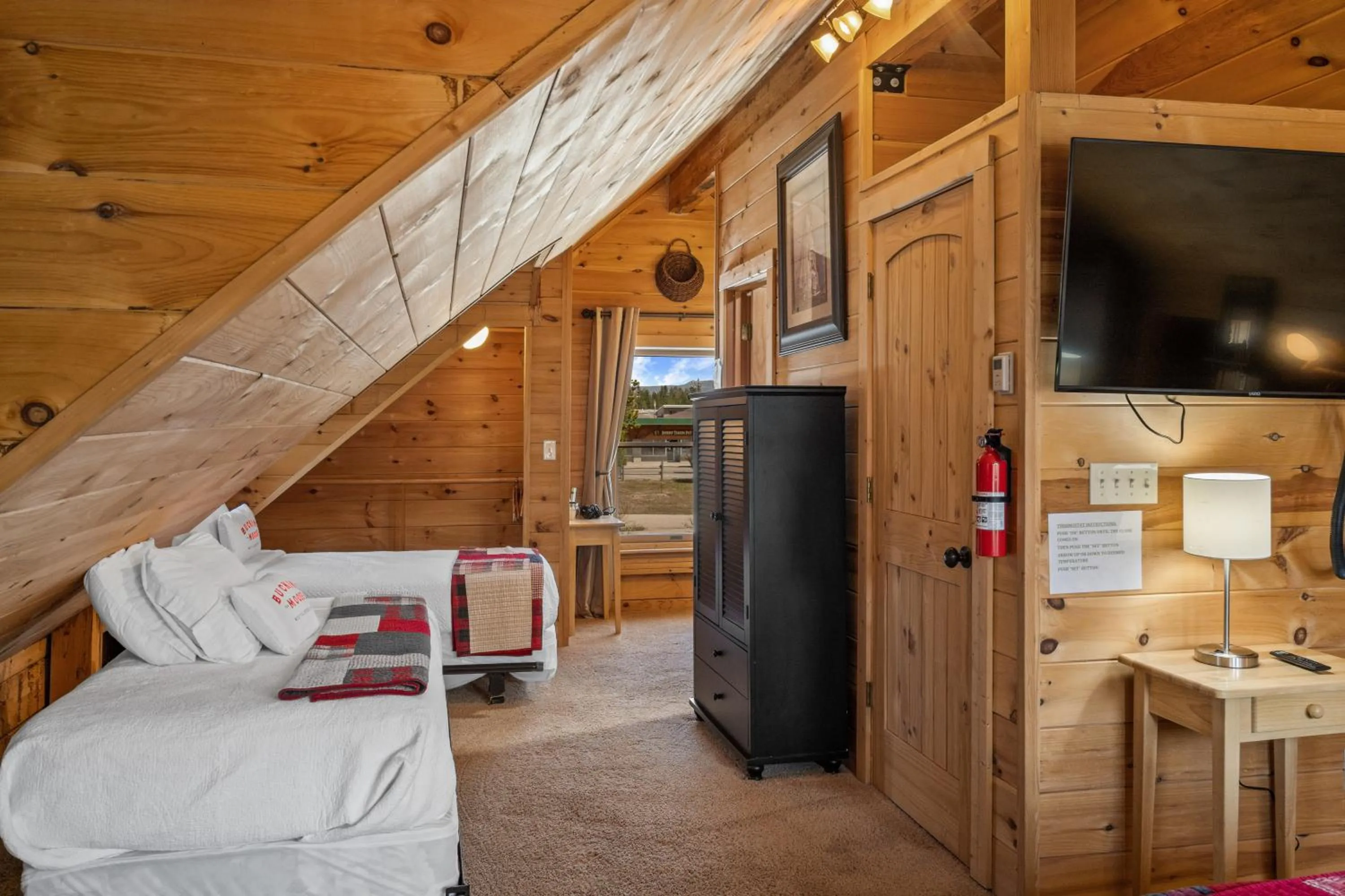 Bed in The Bucking Moose