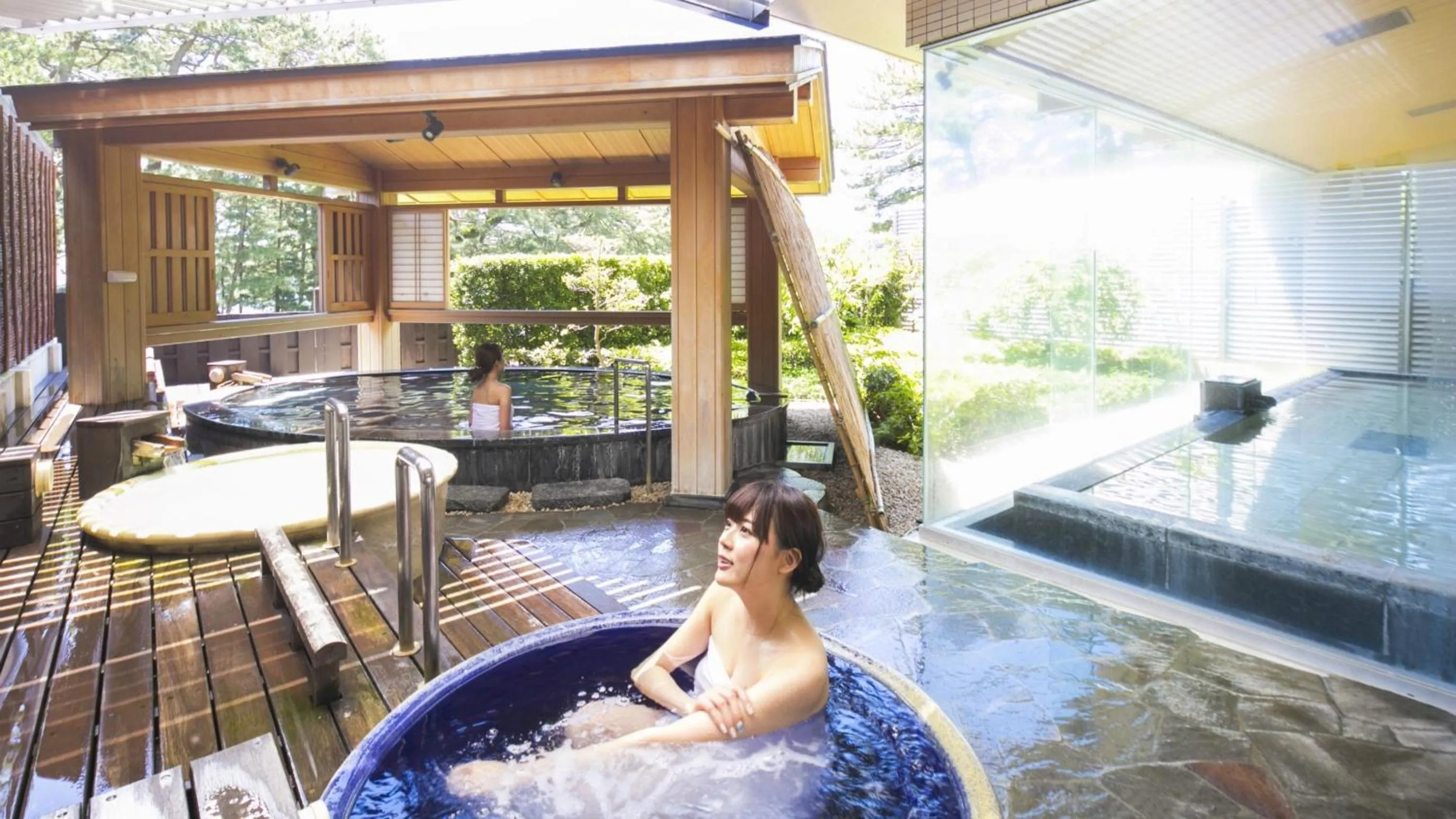 Open Air Bath in Kyukamura Minami-Izu