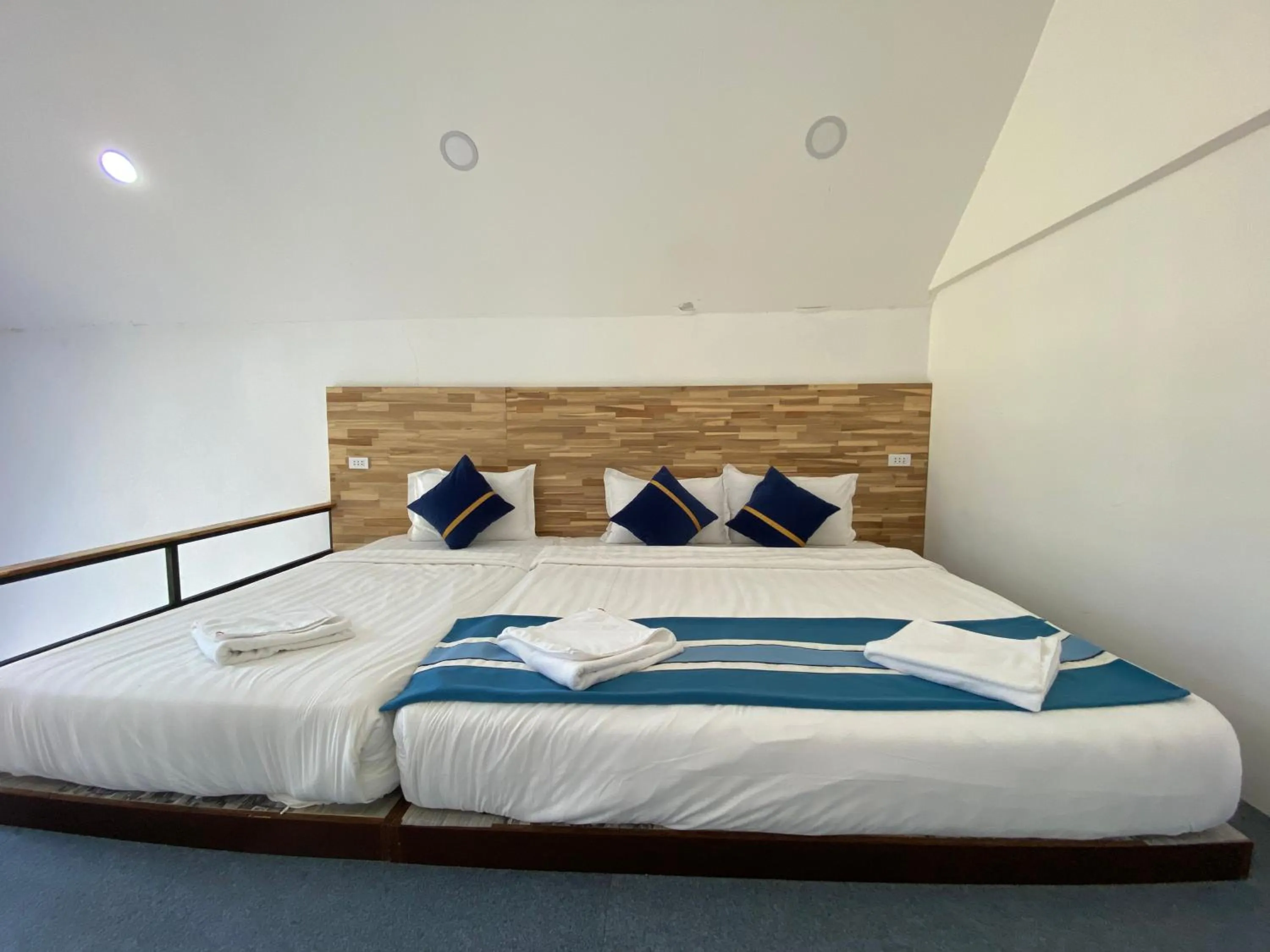 Bed in Vangvieng Angsavanh Resort