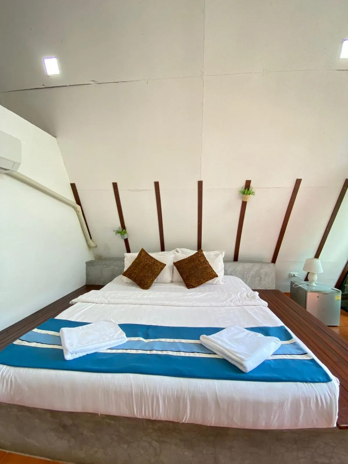 Bed in Vangvieng Angsavanh Resort