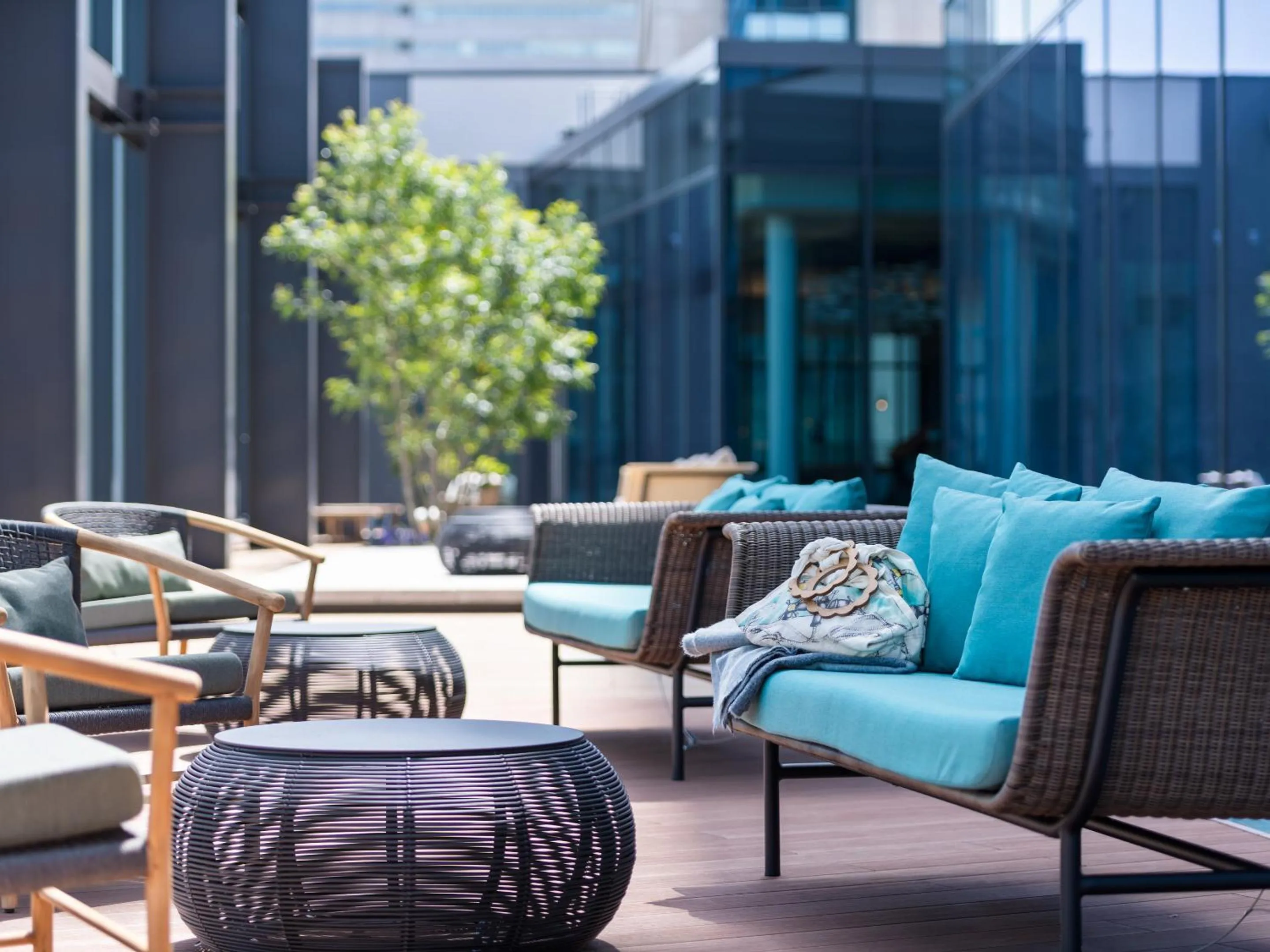 Balcony/Terrace in Mitsui Garden Hotel Yokohama Minatomirai Premier