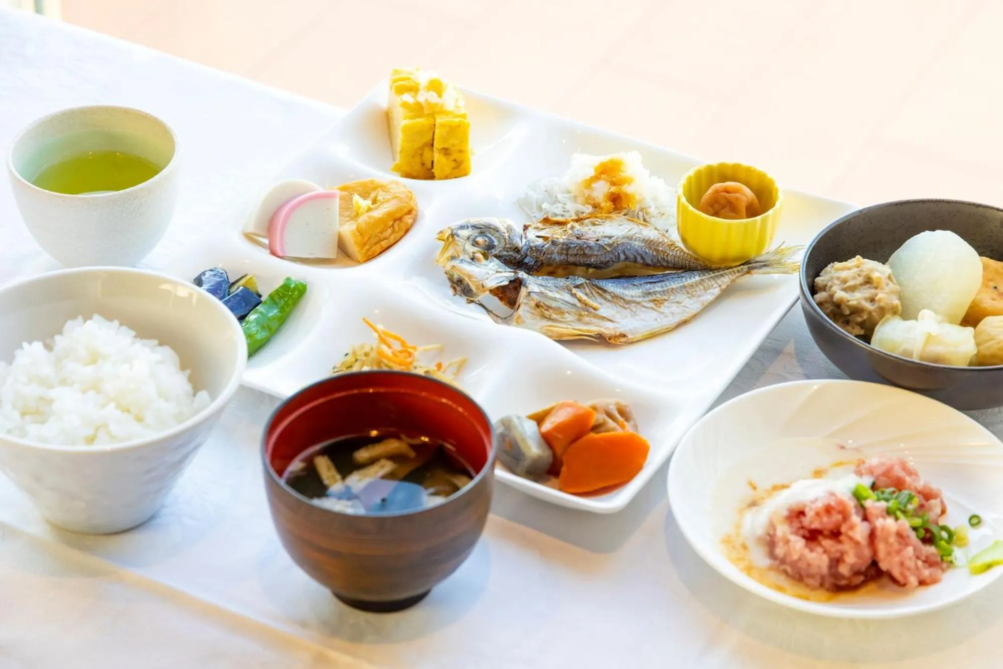 Breakfast in Tenseien Odawara Station Annex