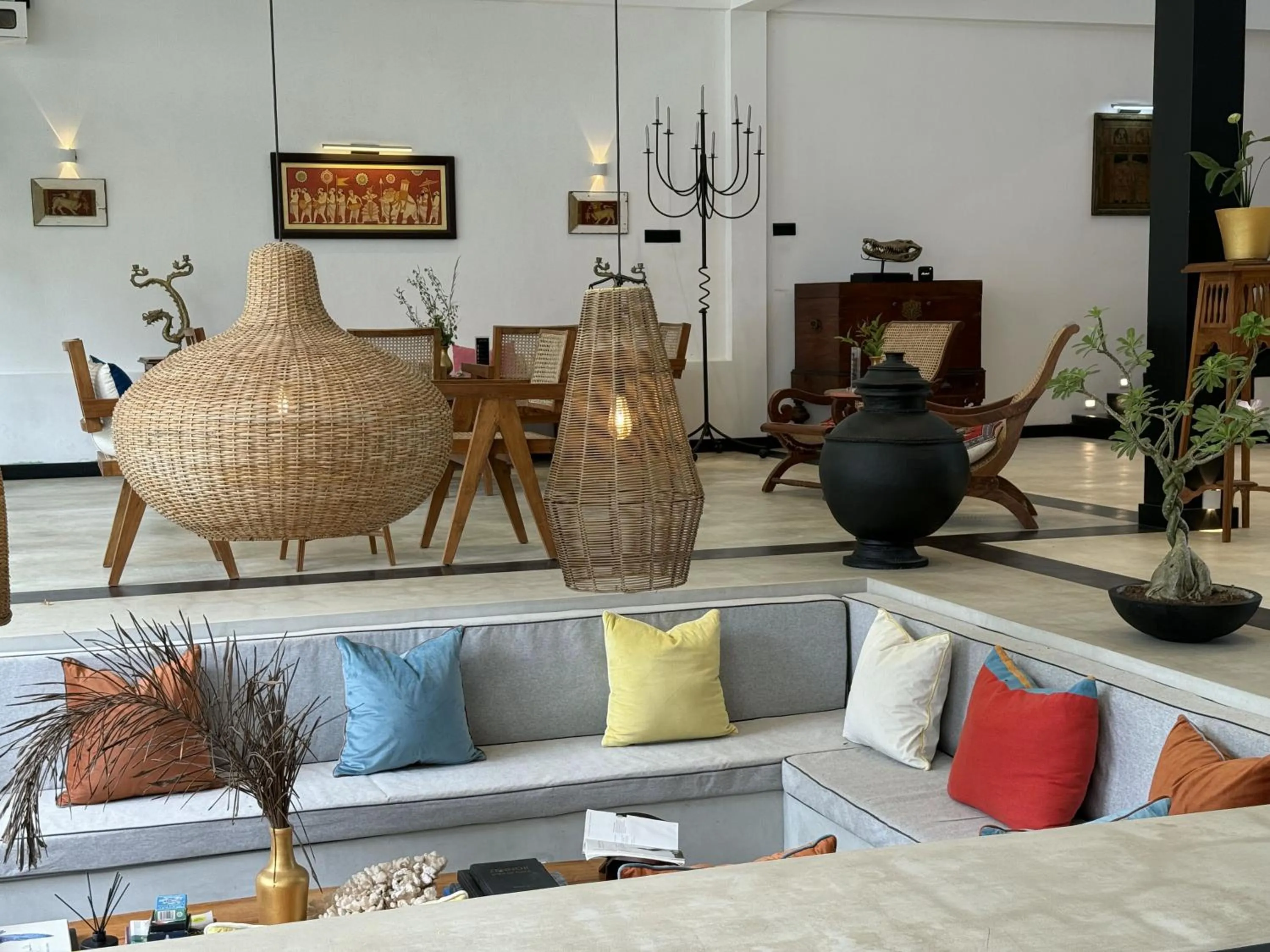 Living room in D' Art VILLA RETREAT AND SPA