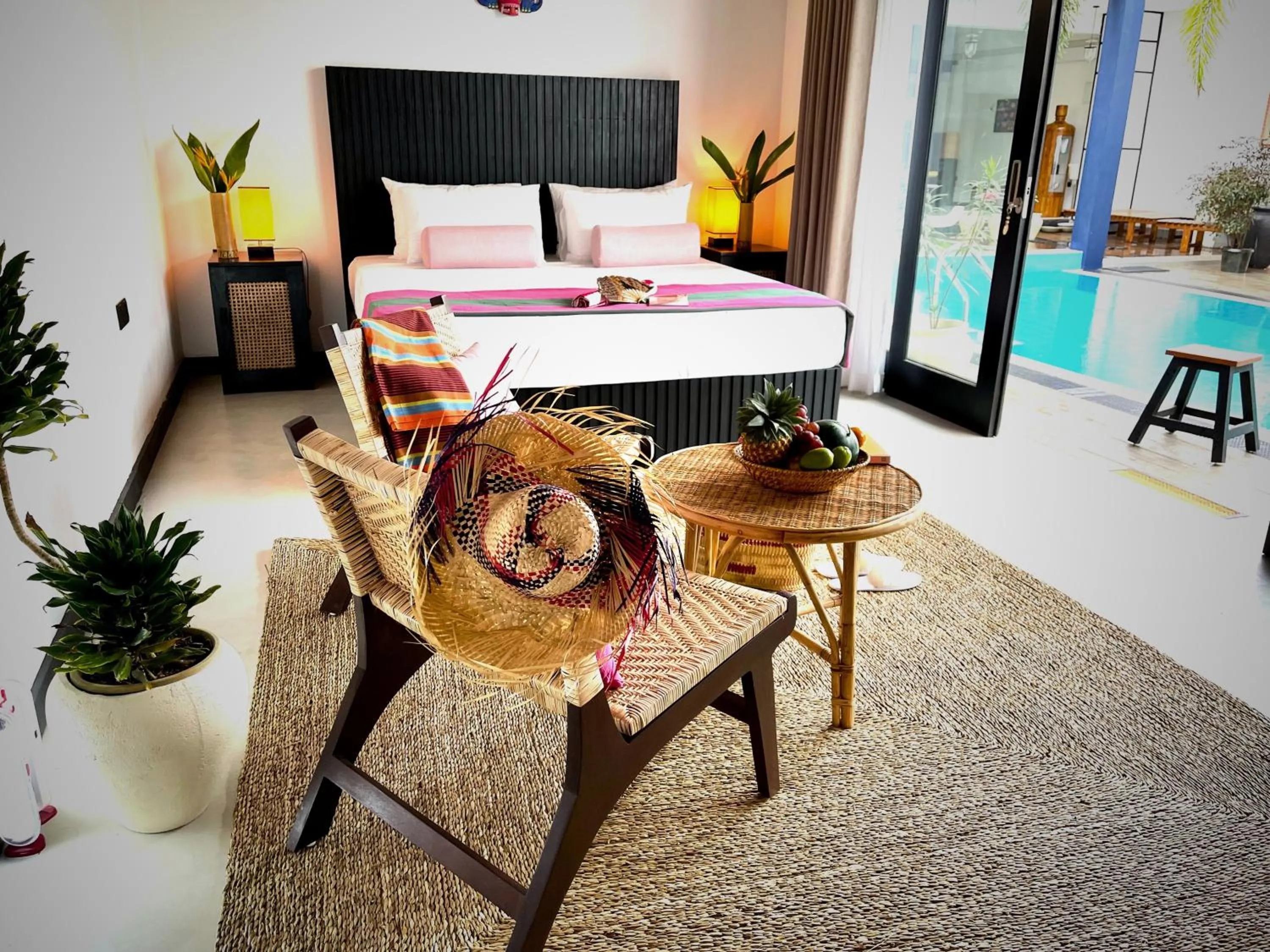 Bed in D' Art VILLA RETREAT AND SPA