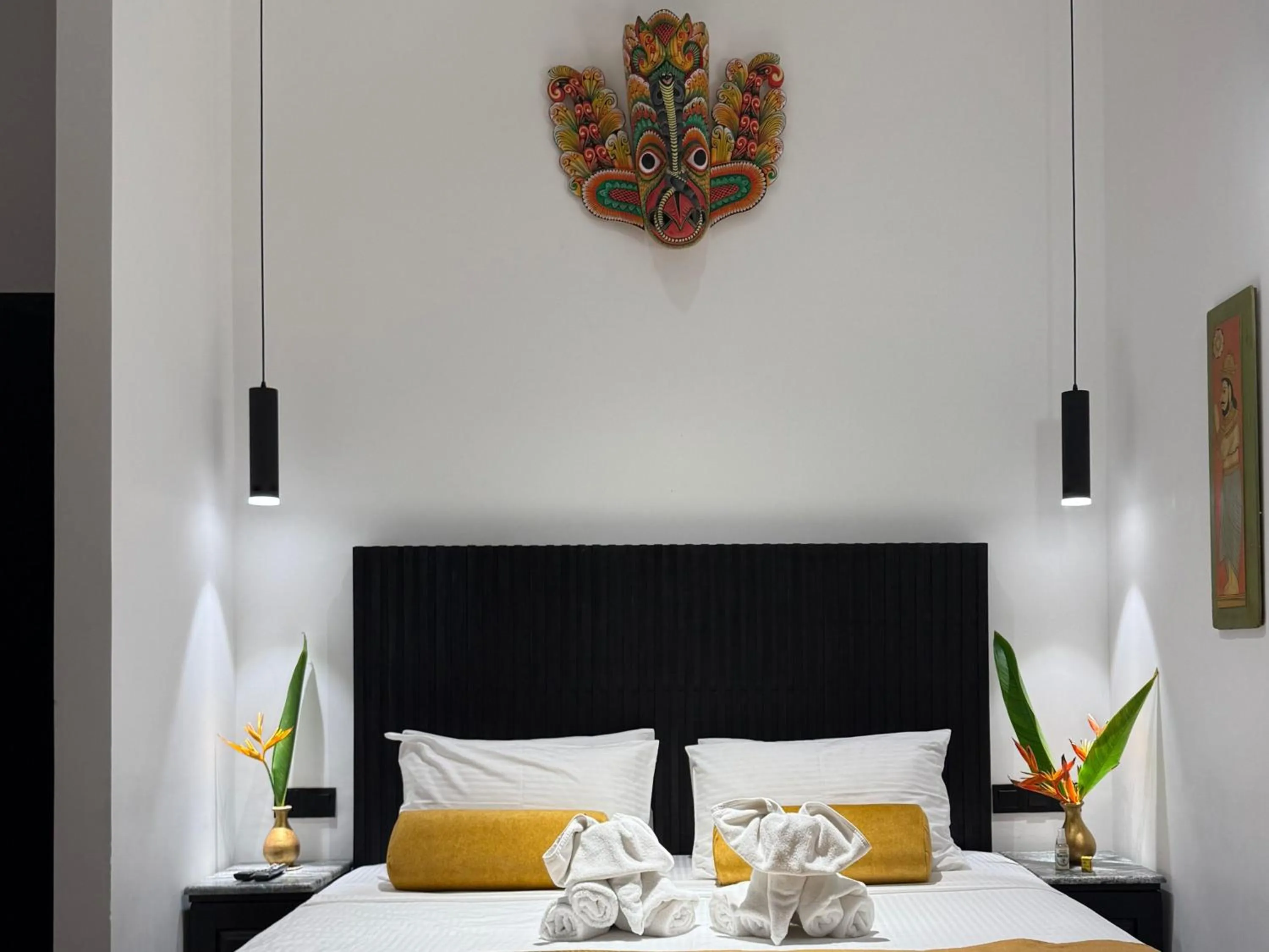 Bed in D' Art VILLA RETREAT AND SPA