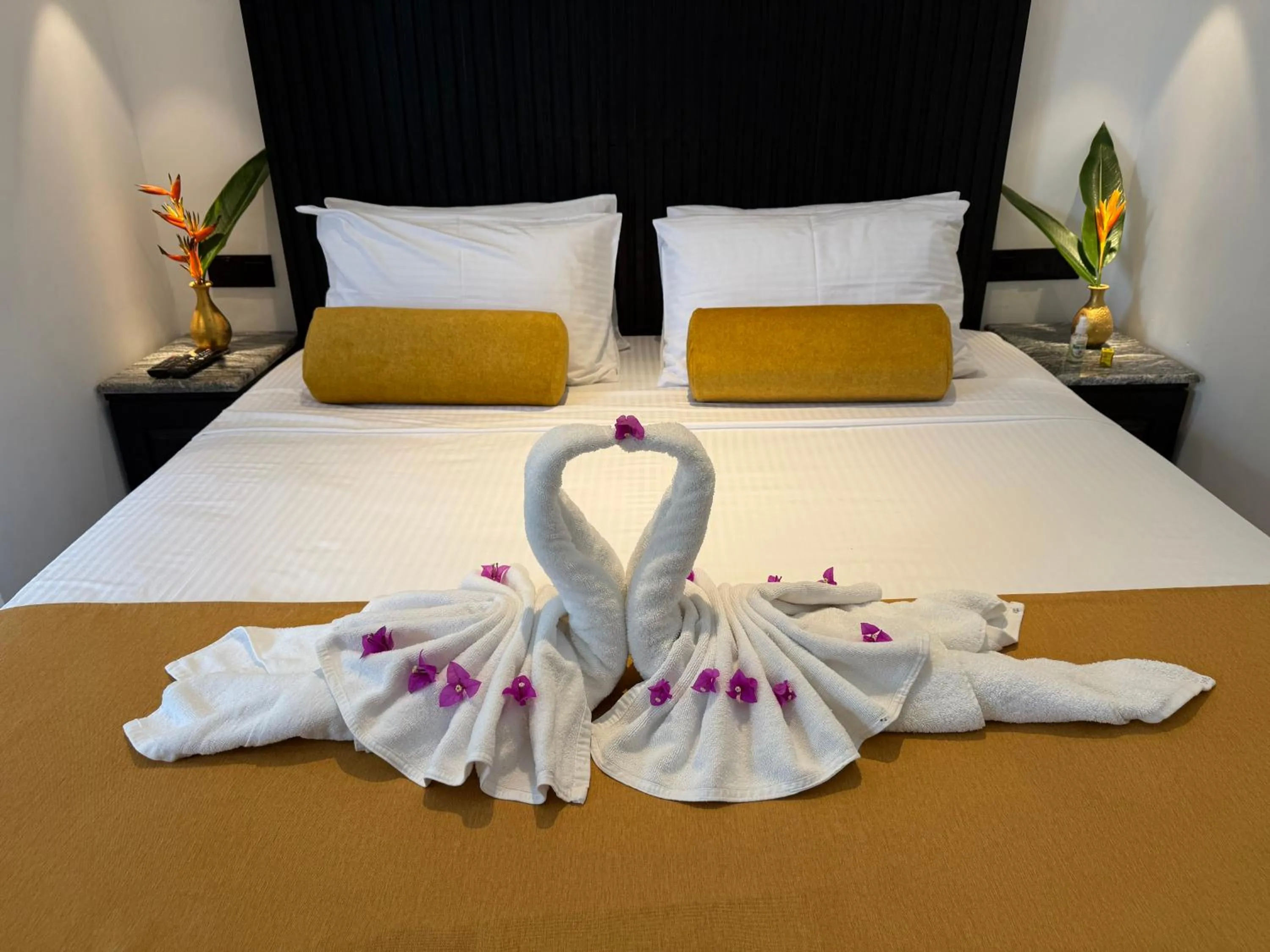 Bed in D' Art VILLA RETREAT AND SPA