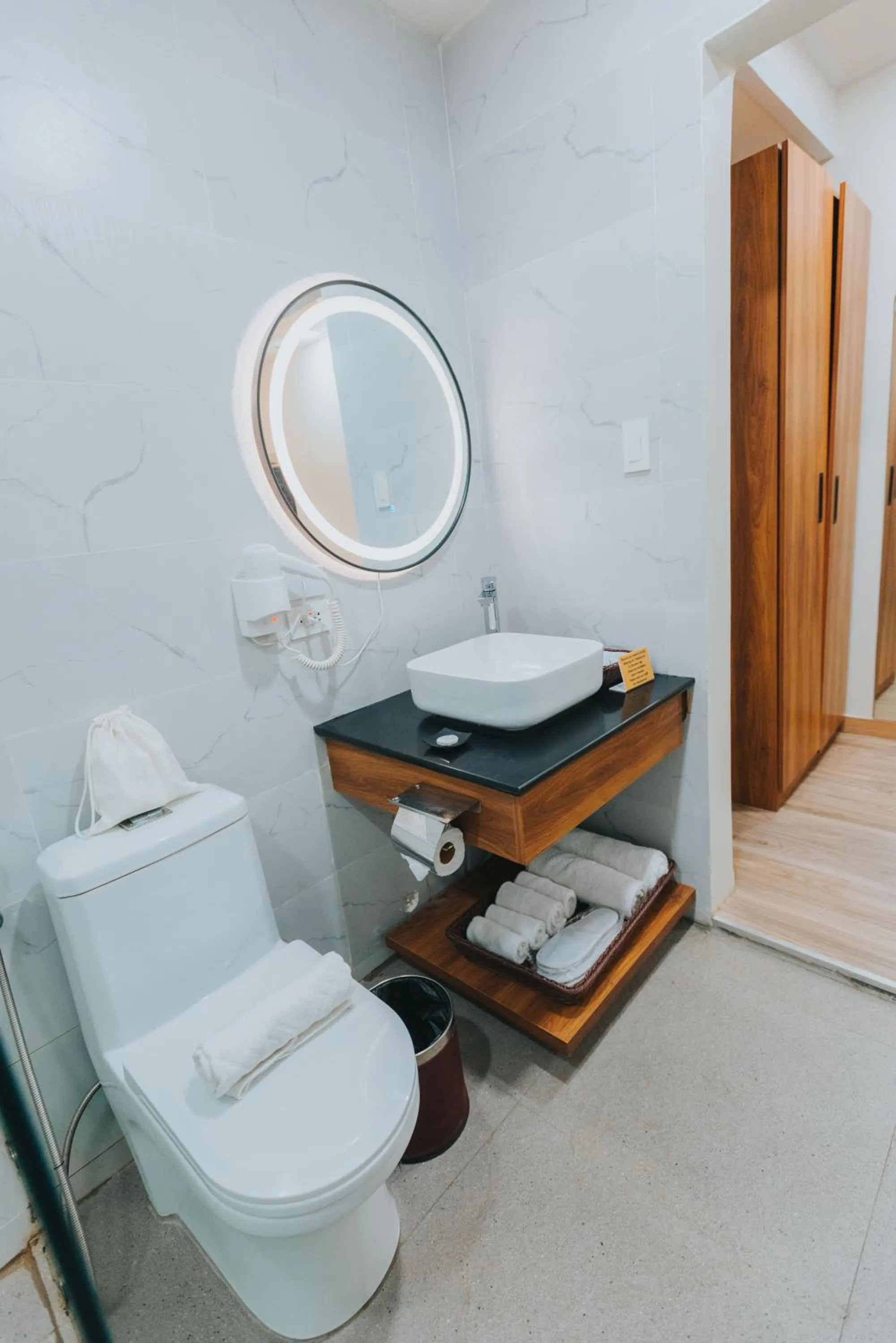 Bathroom in SureStay Studio by Best Western Clarkview Angeles City