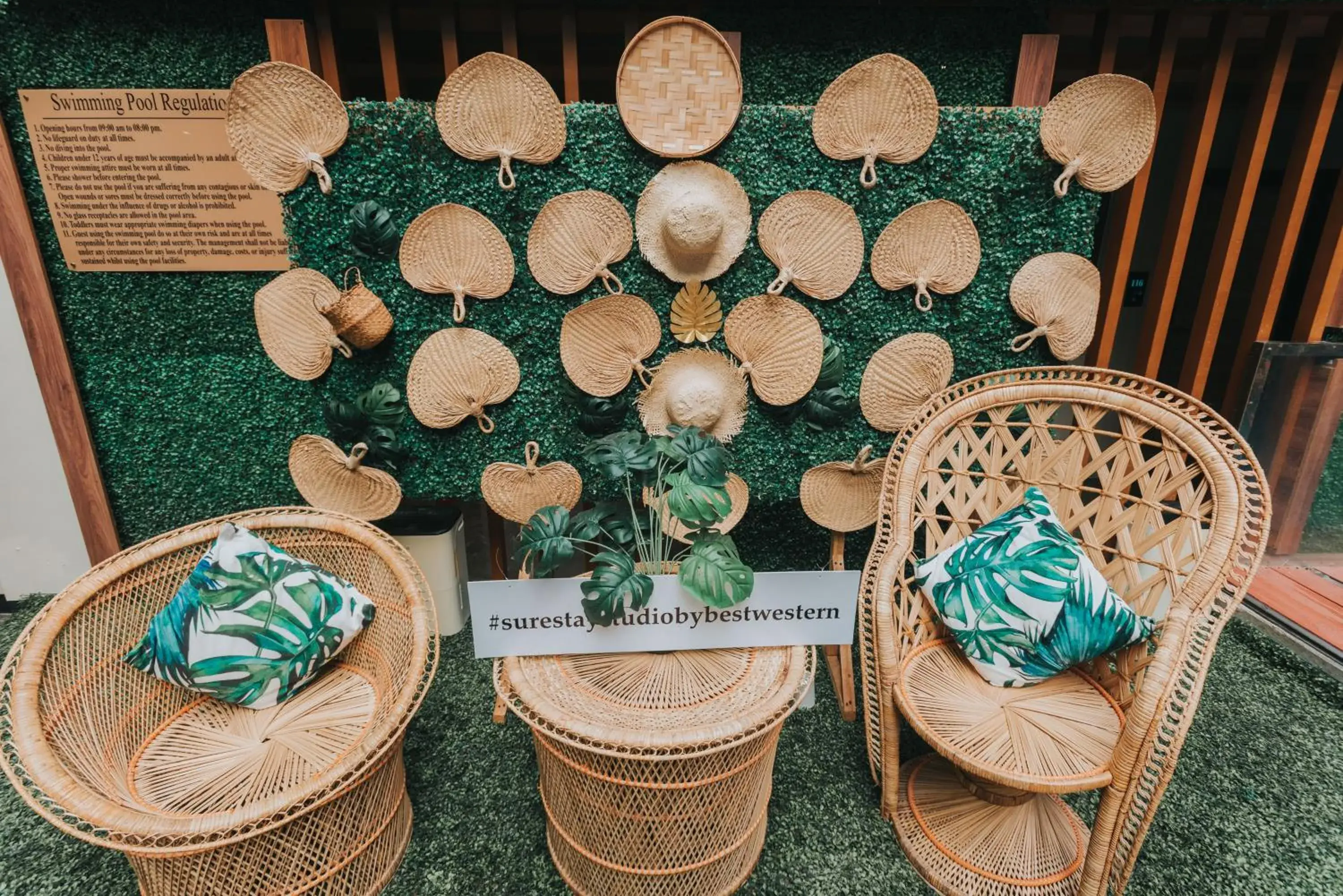 Swimming pool in SureStay Studio by Best Western Clarkview Angeles City Swimming pool in SureStay Studio by Best Western Clarkview Angeles City