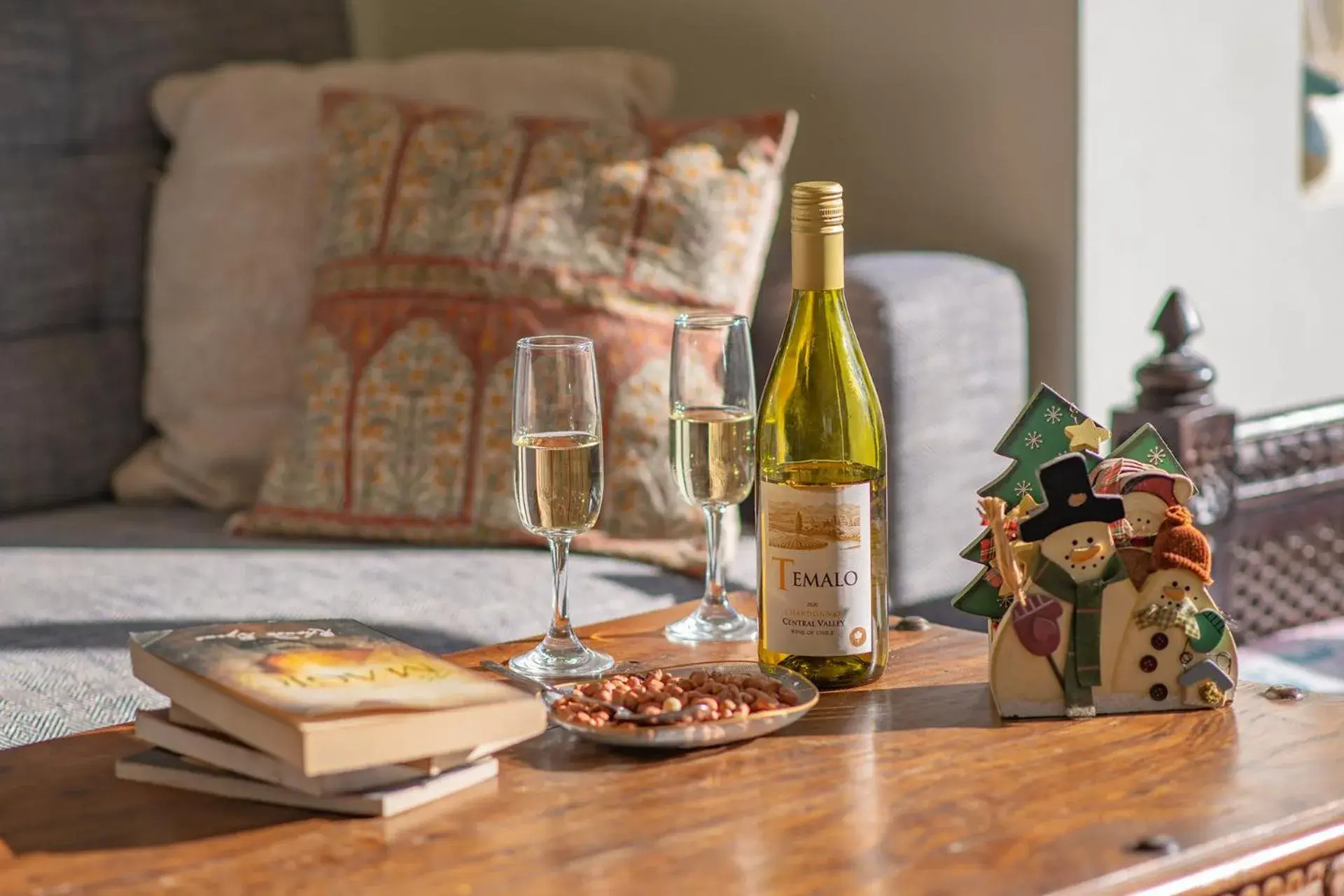 Living room in Hollyhock Cottage by VEO - Part of StayVista Living room in Hollyhock Cottage by VEO - Part of StayVista