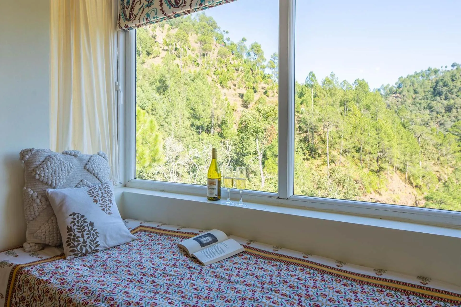 Bedroom, Bed in Hollyhock Cottage by VEO - Part of StayVista