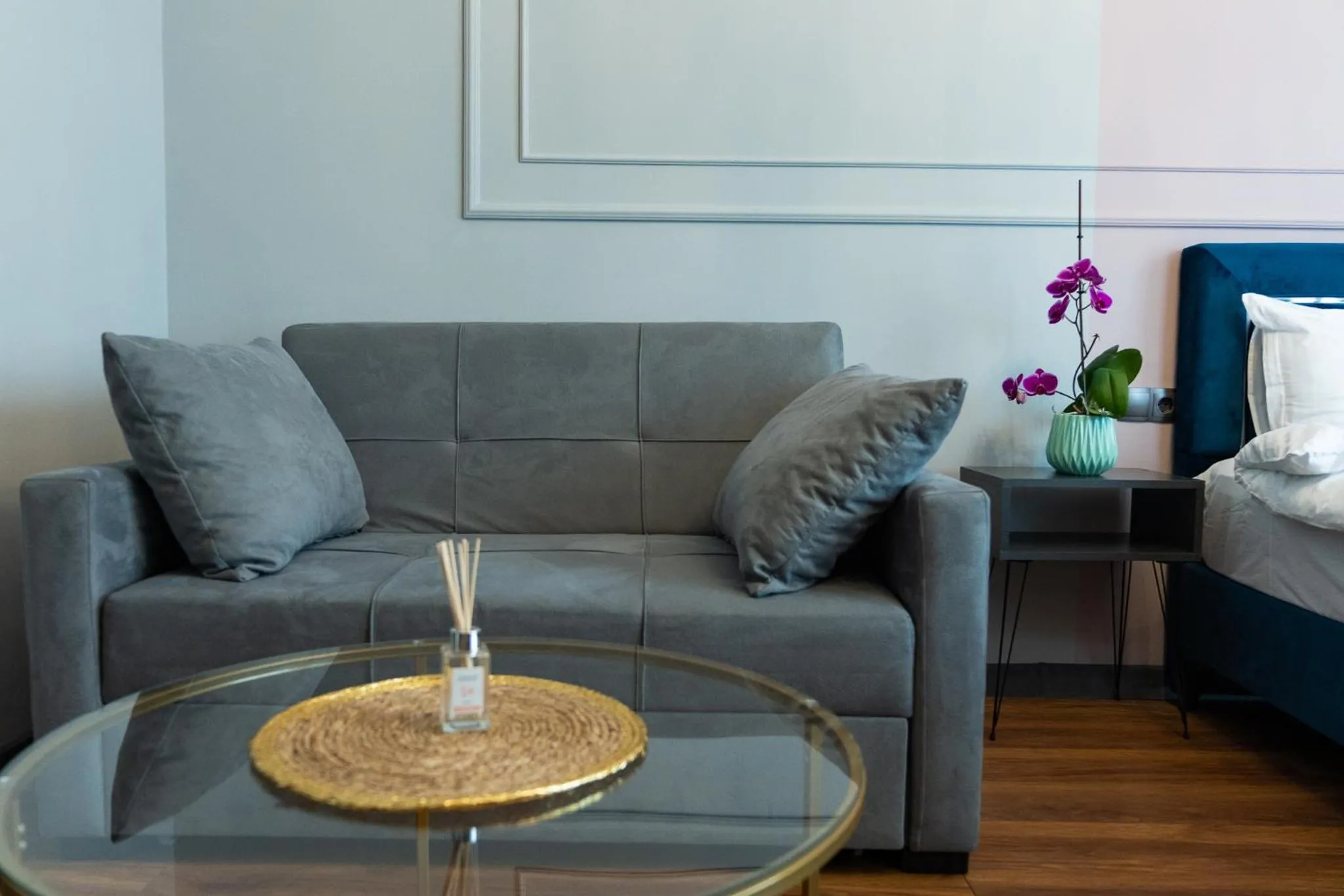 Seating area in Trinity Hotel