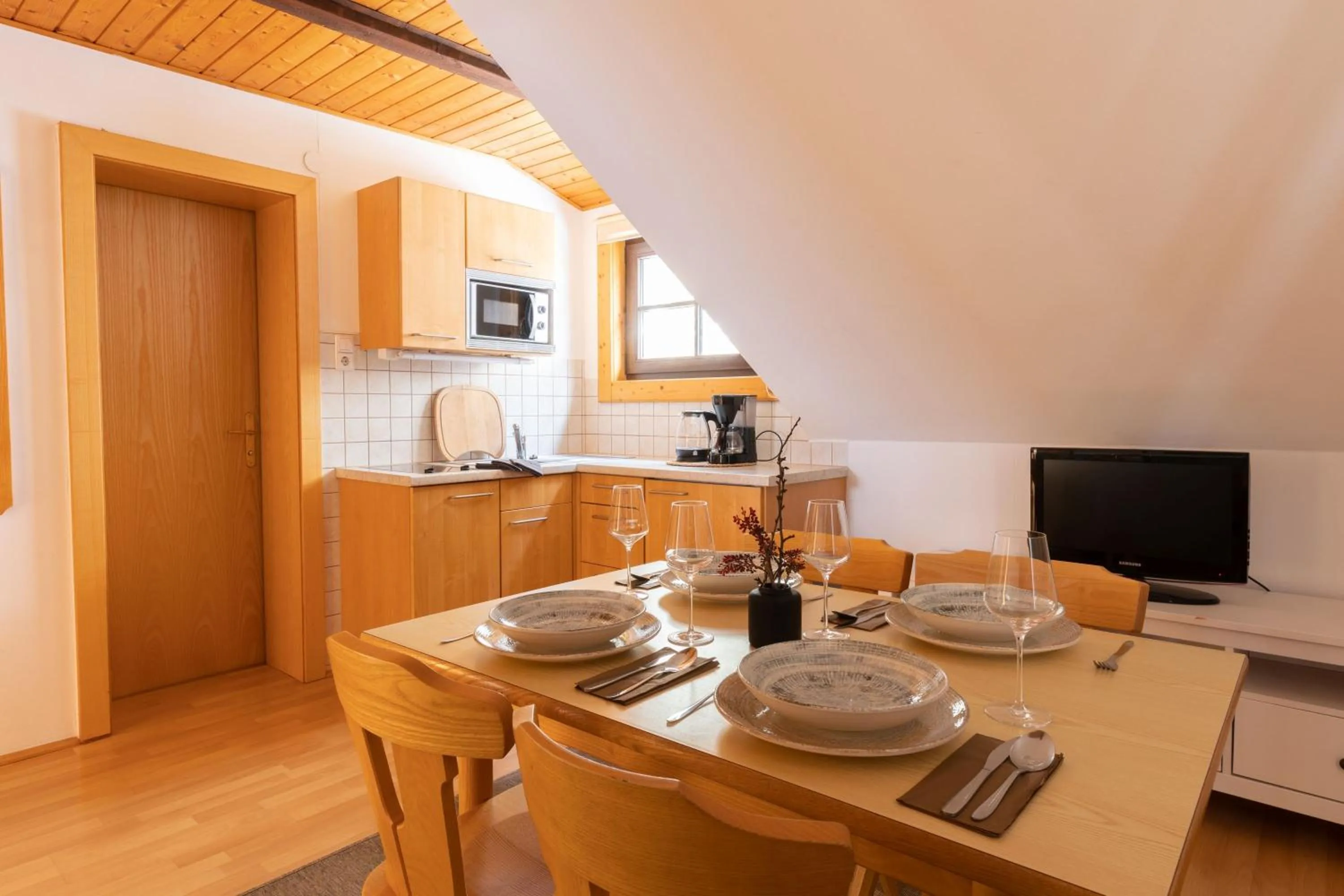 Kitchen or kitchenette in Der Thomataler Wirt