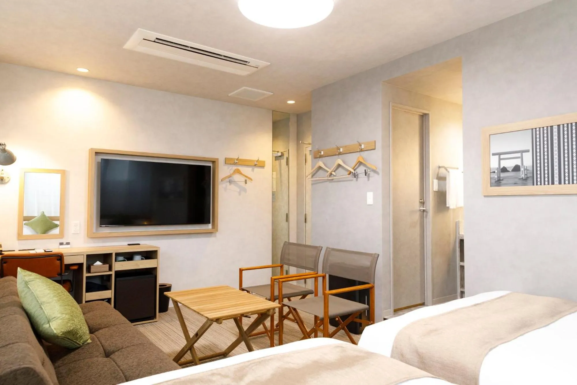 Photo of the whole room, Bed in HOTEL Third Place Hakata