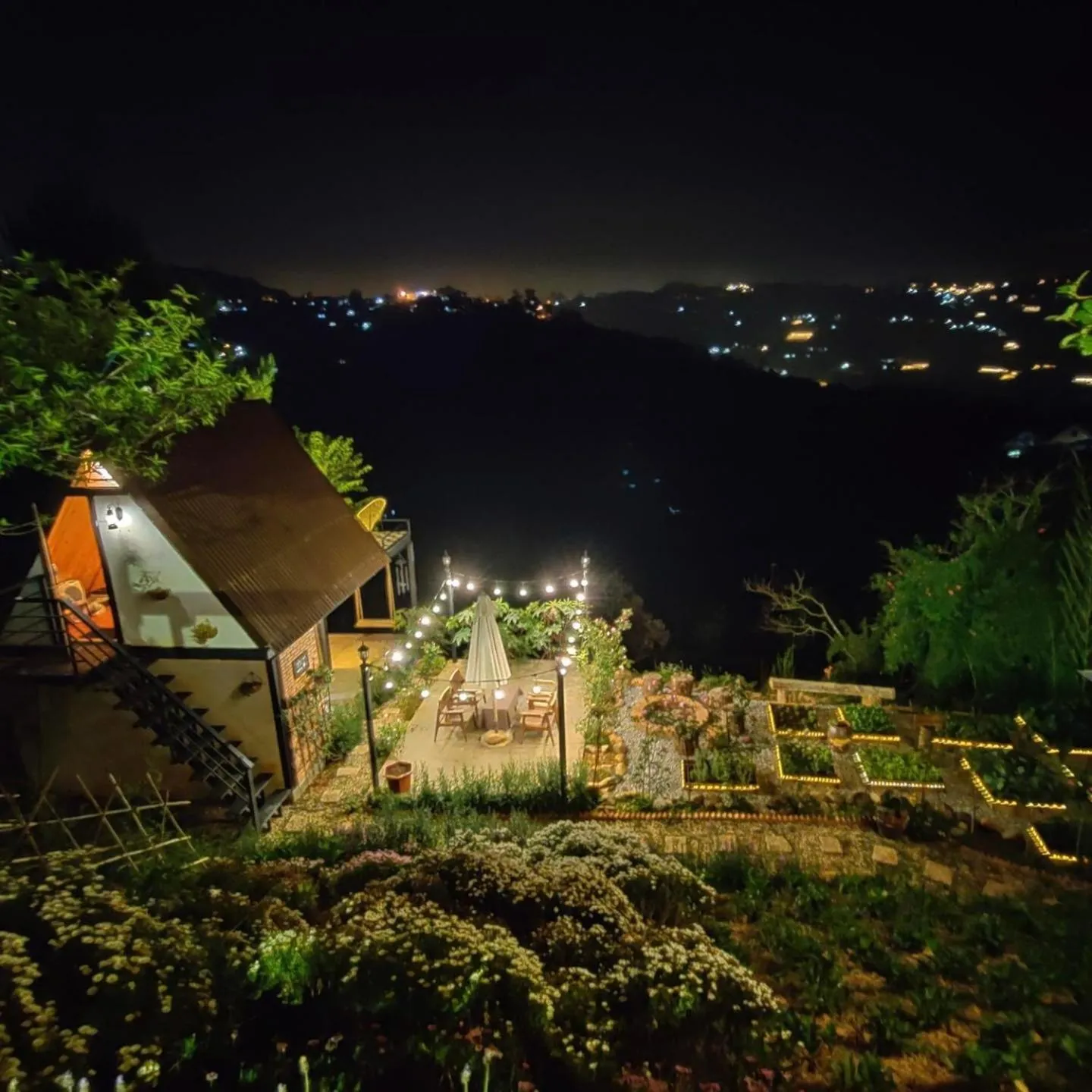 Mountain view in Lengkeng Da Lat Homestay