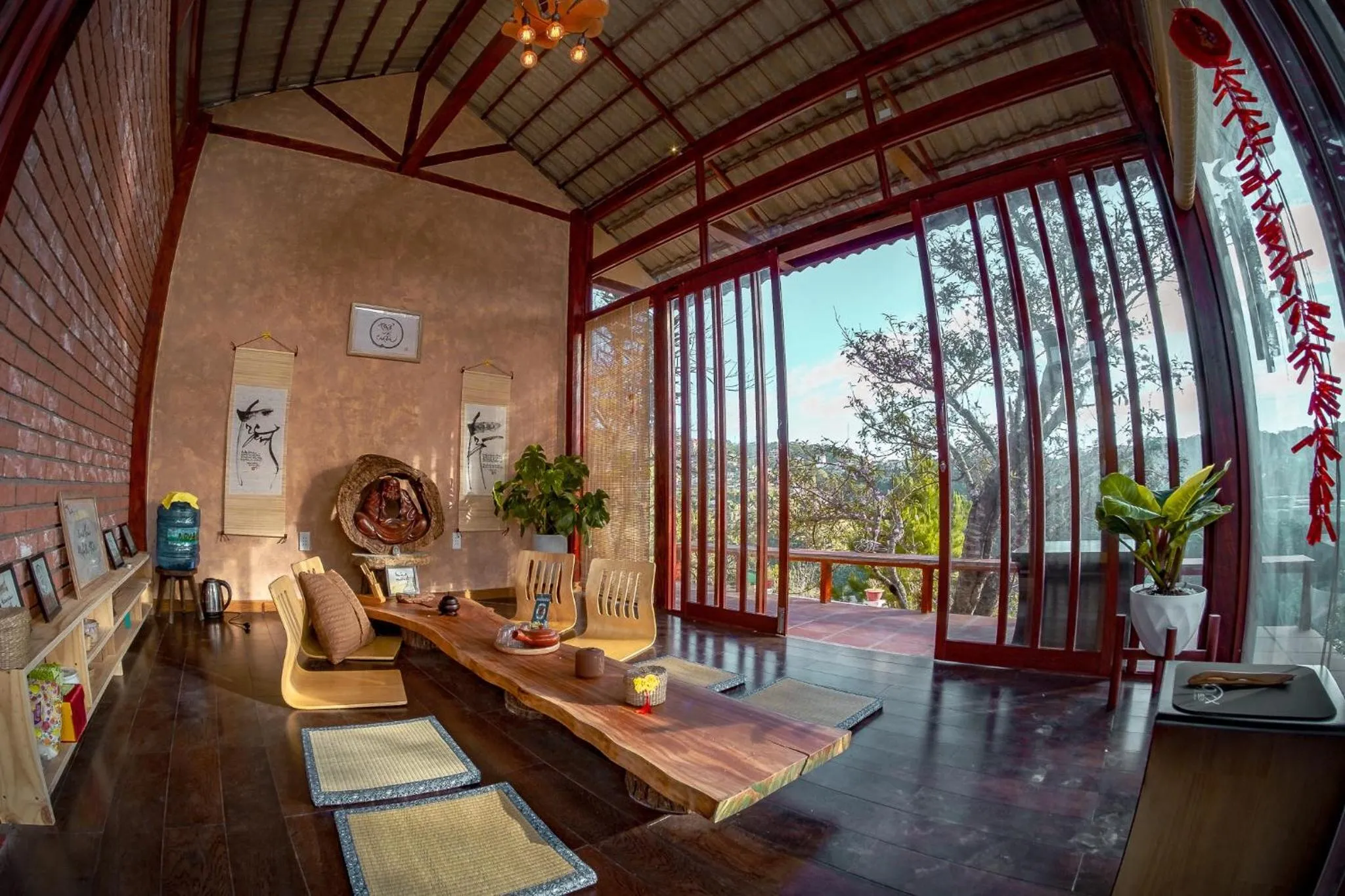 Living room in Lengkeng Da Lat Homestay