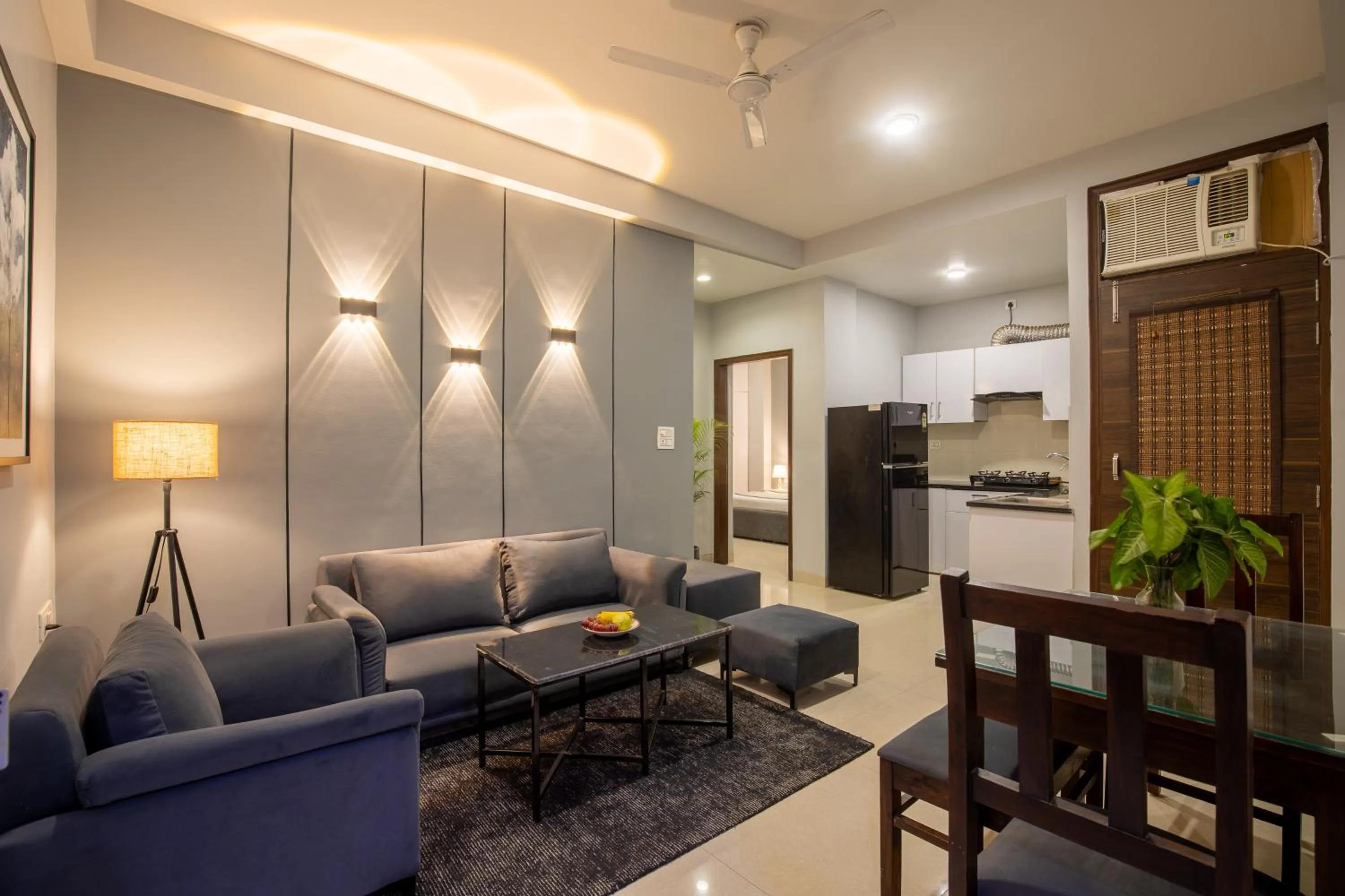 Kitchen or kitchenette in BedChambers Serviced Apartment, Medicity