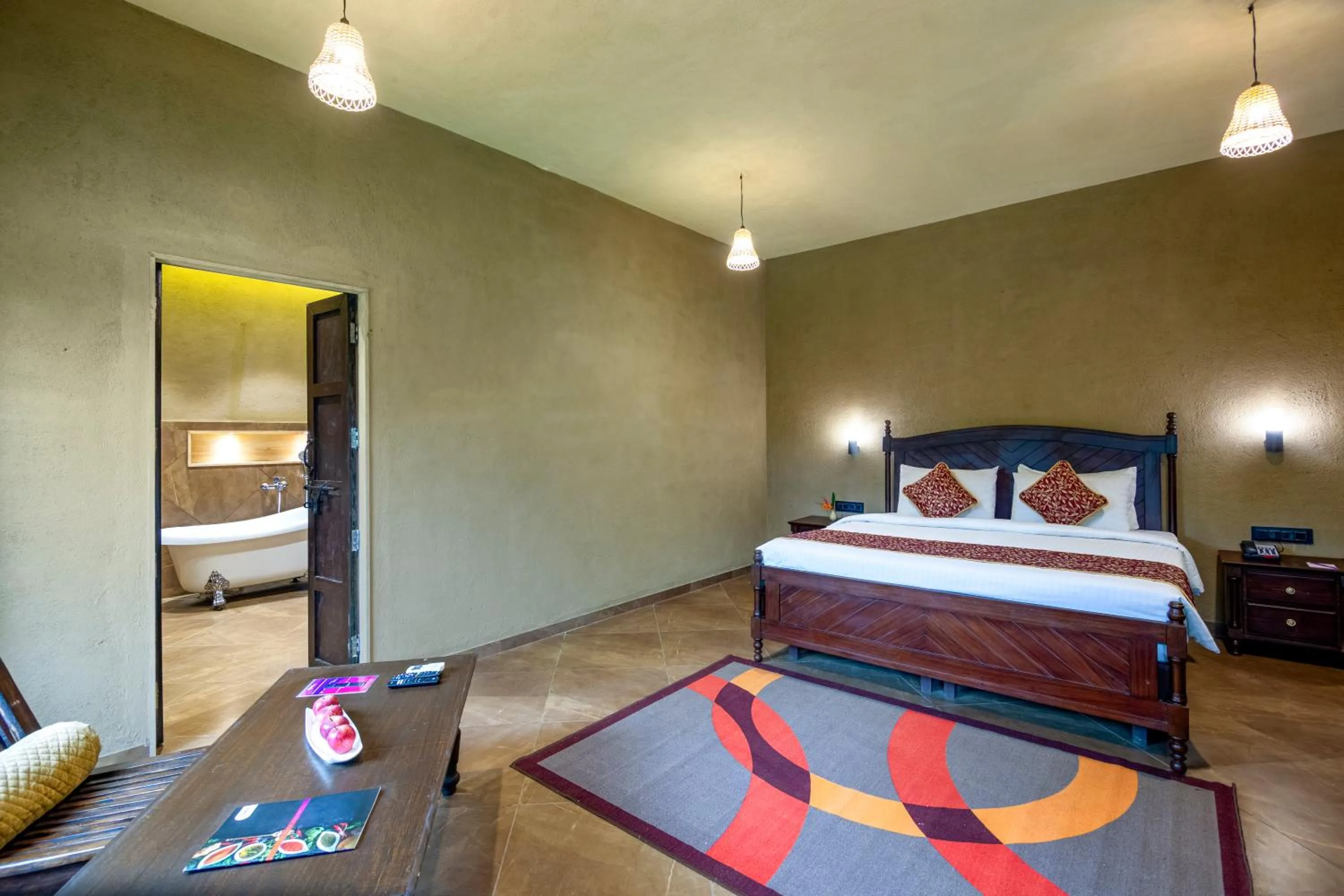 Photo of the whole room, Bed in Sterling Orient Woods Pench