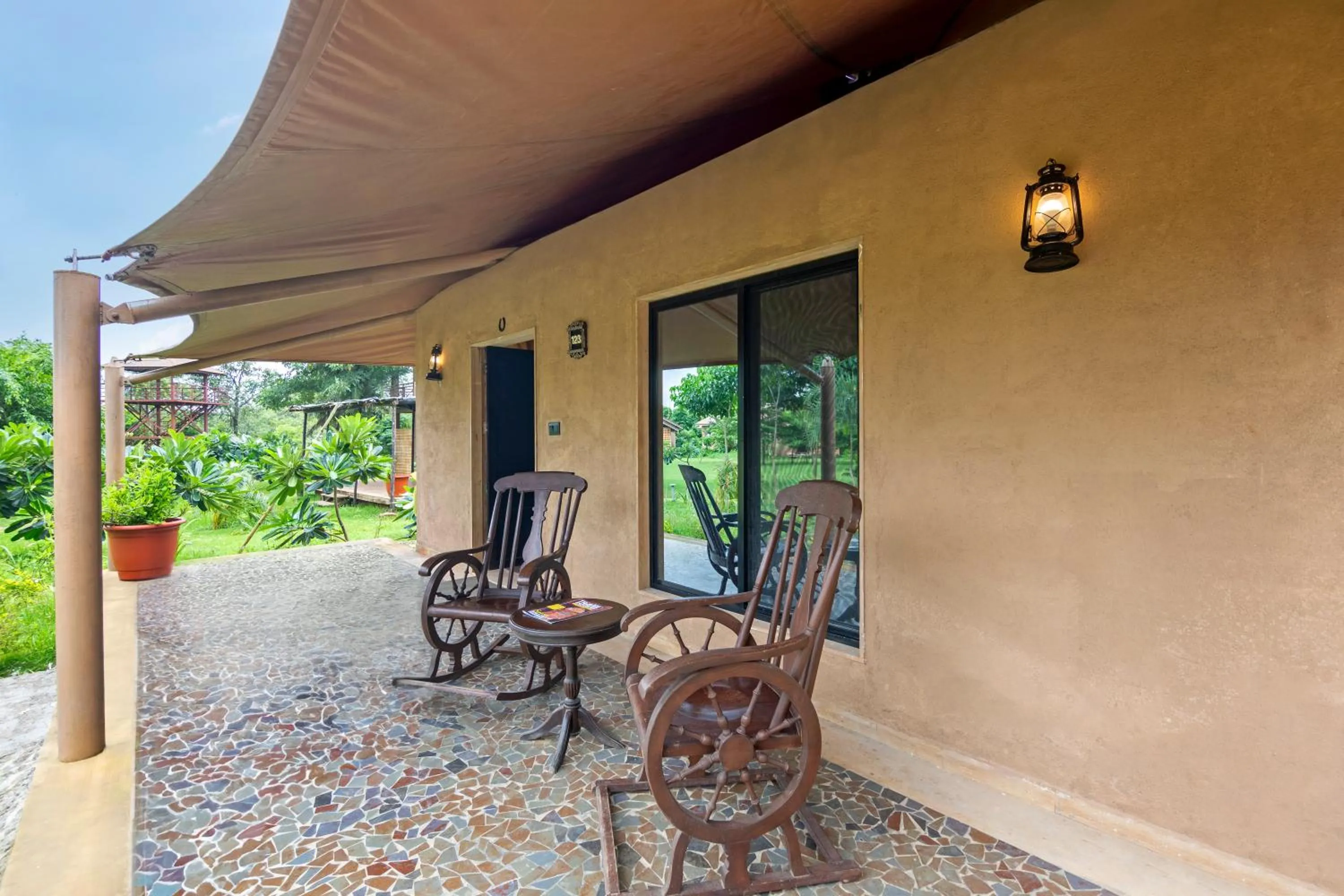 Seating area in Sterling Orient Woods Pench