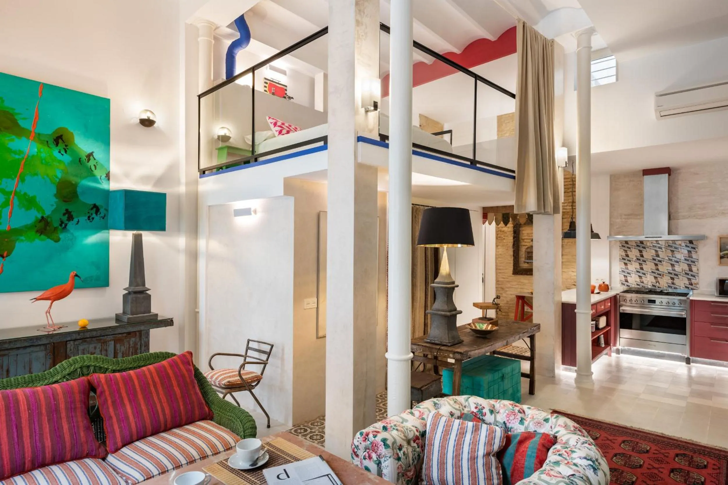 Living room in CSE San Bernardo