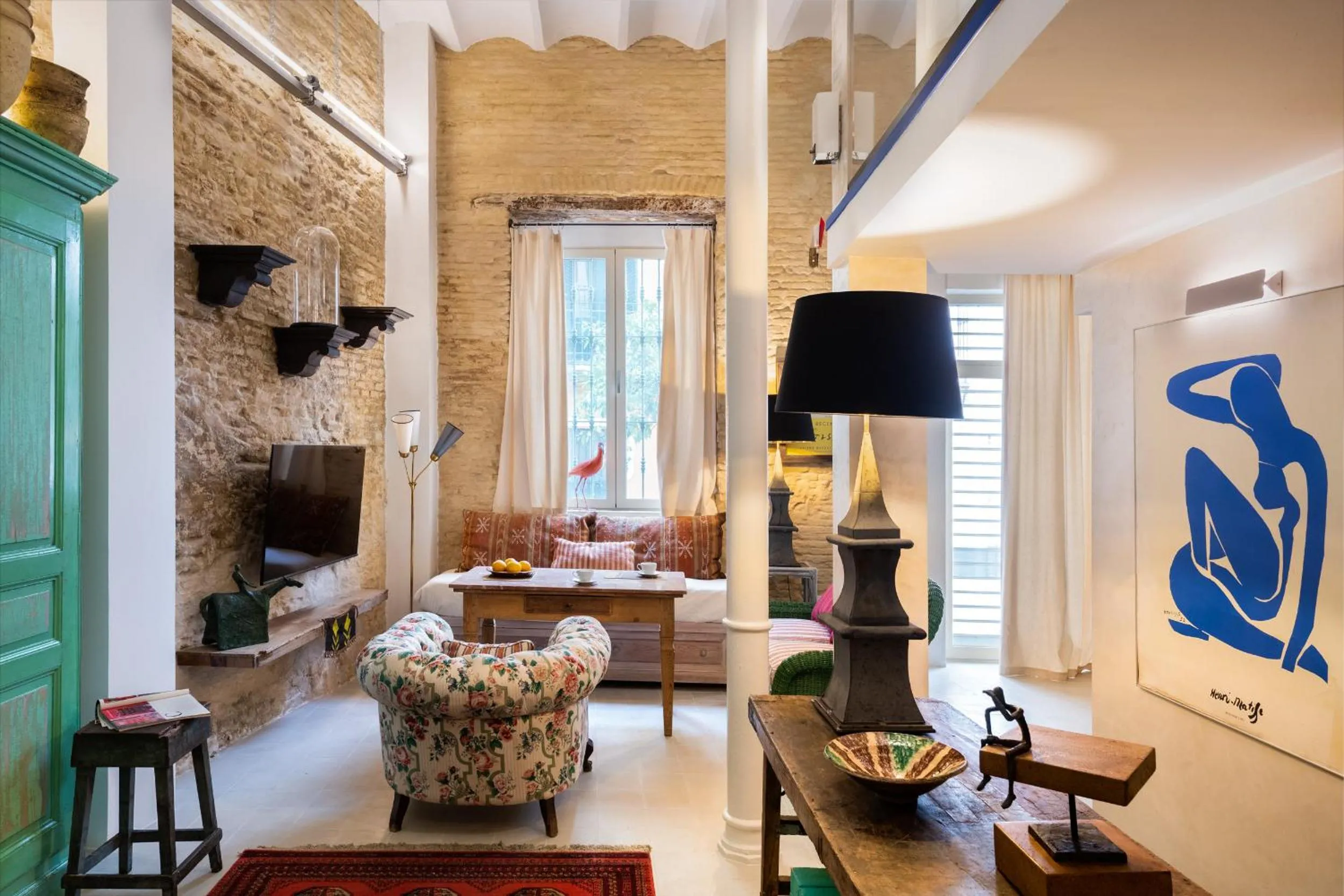Living room in CSE San Bernardo