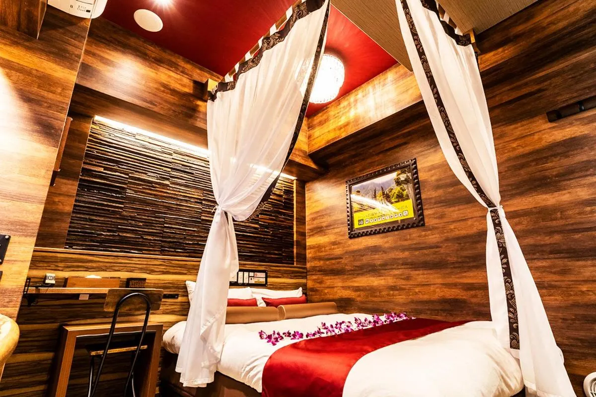 Bedroom, Bed in Petit Bali Forest Shinjuku Sanchōme