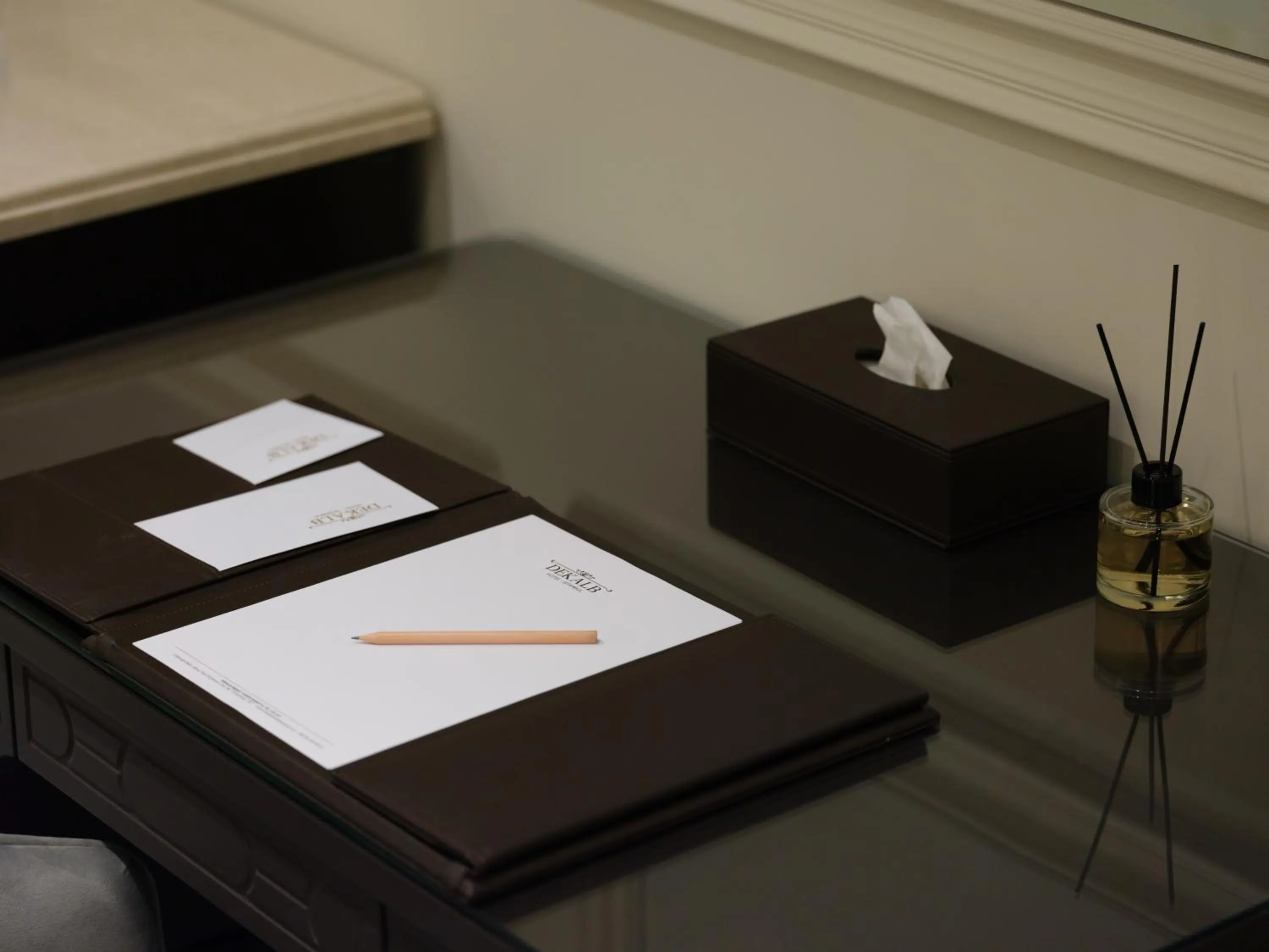 Decorative detail in Dekalb Hotel