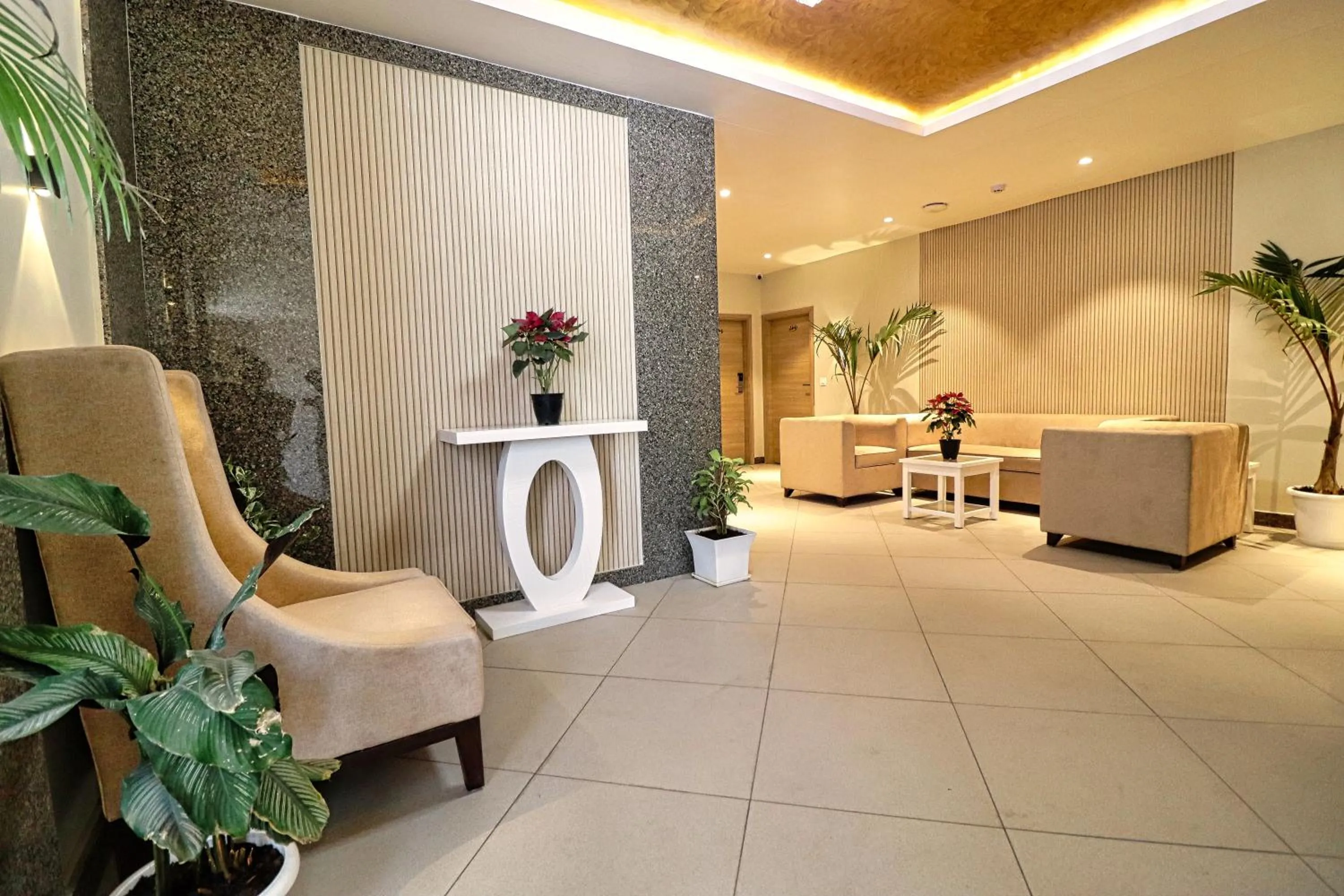 Seating area in Clarks Inn Express Udaipur