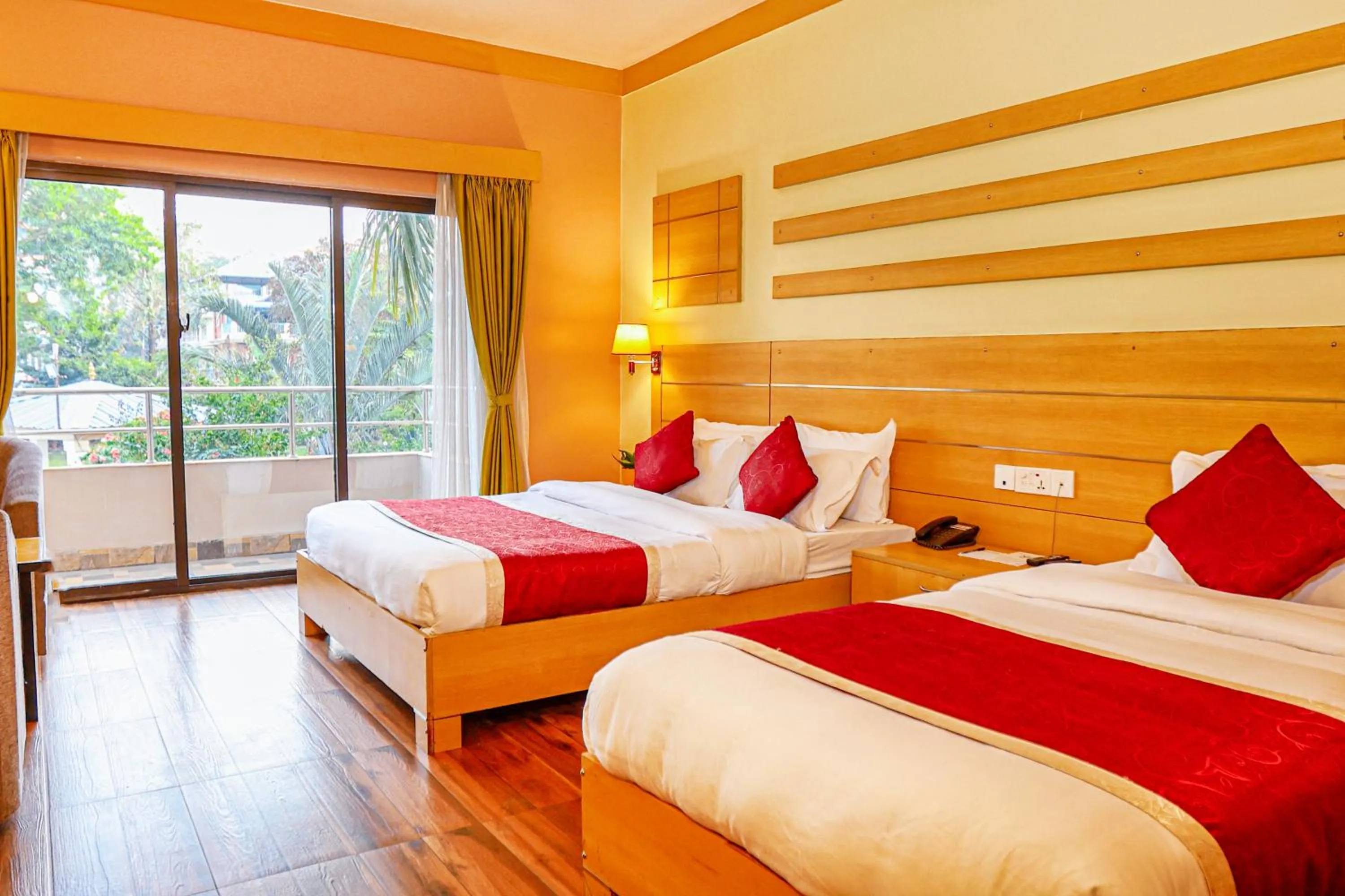 Bed in Bharatpur Garden Resort