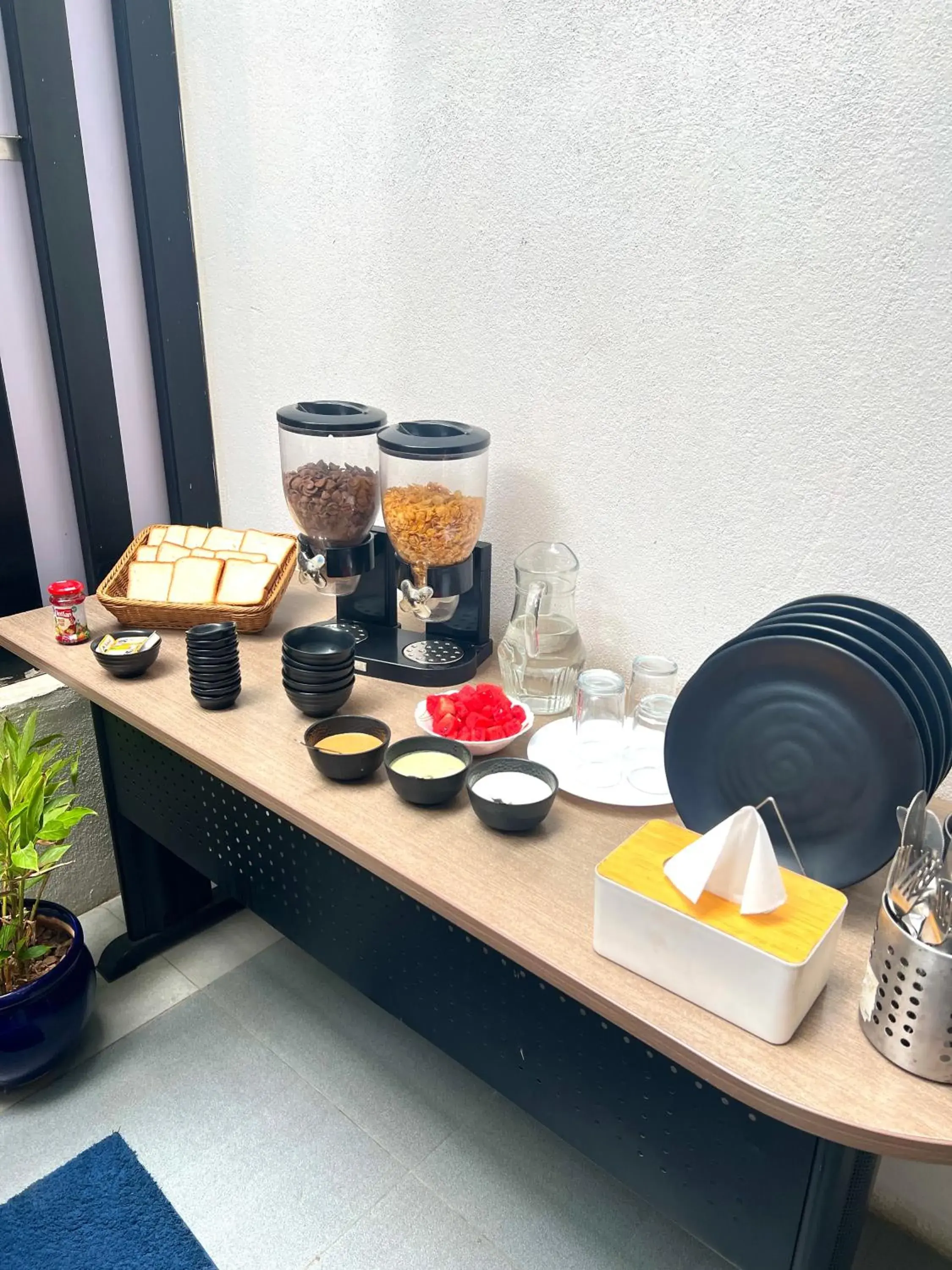 Breakfast in Athulya Residence Suite Rooms Breakfast in Athulya Residence Suite Rooms