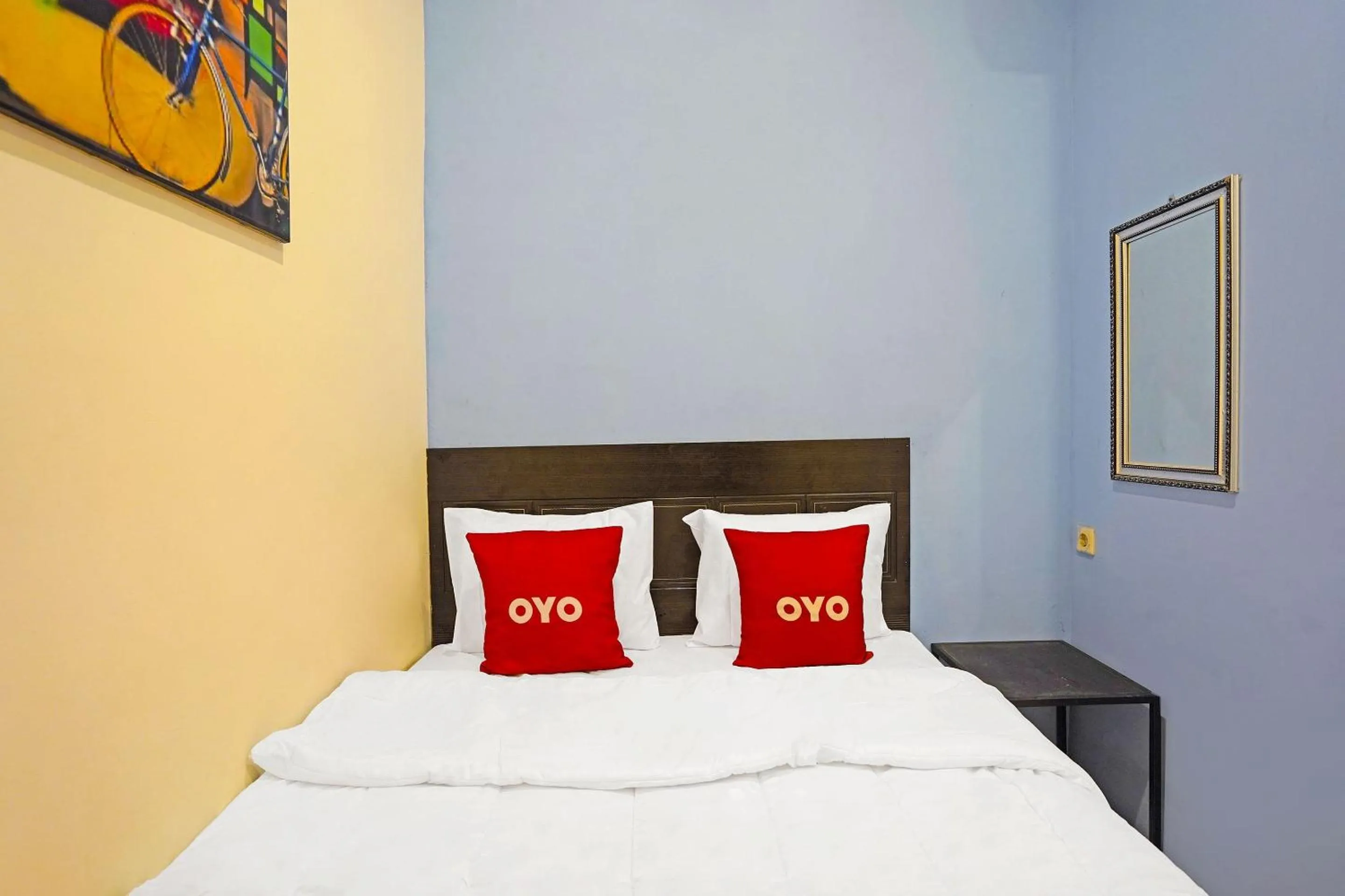 Bedroom, Bed in OYO Life 91867 Gangnam Style Kutai