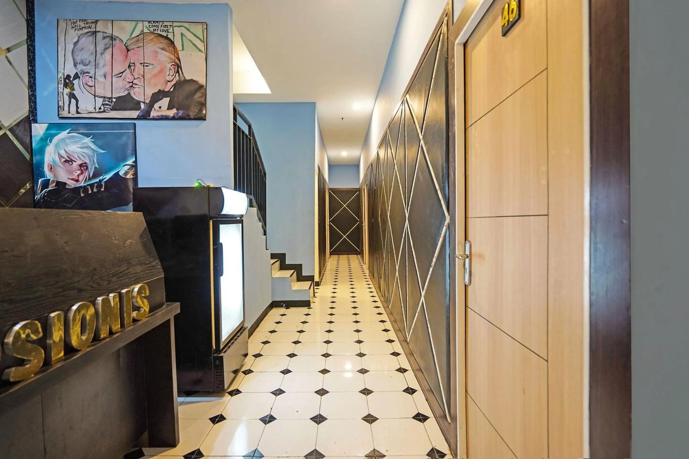 Lobby or reception in OYO Life 91867 Gangnam Style Kutai