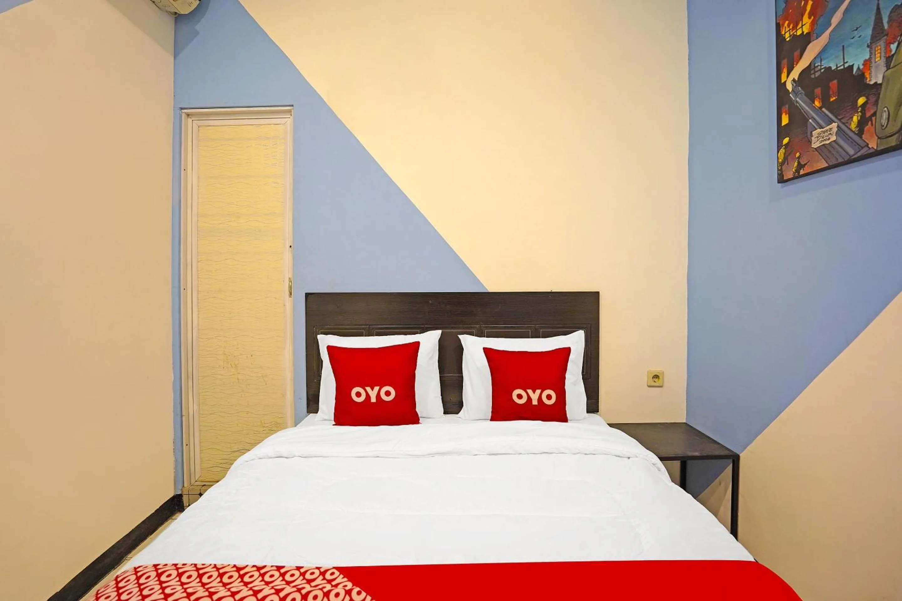 Bedroom, Bed in OYO Life 91867 Gangnam Style Kutai