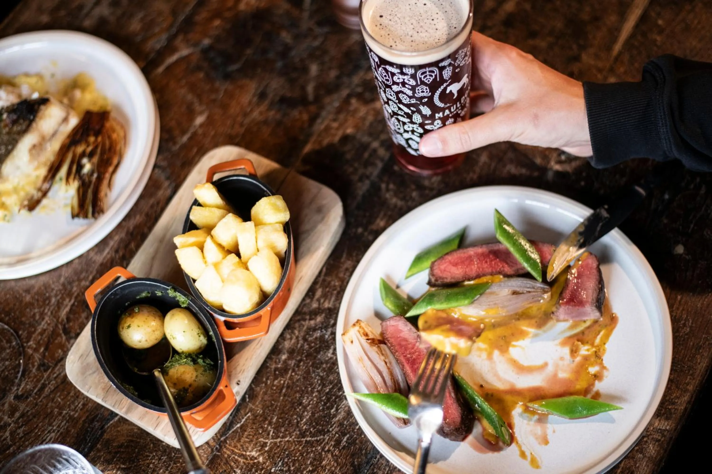 Food in The Crown, Bildeston