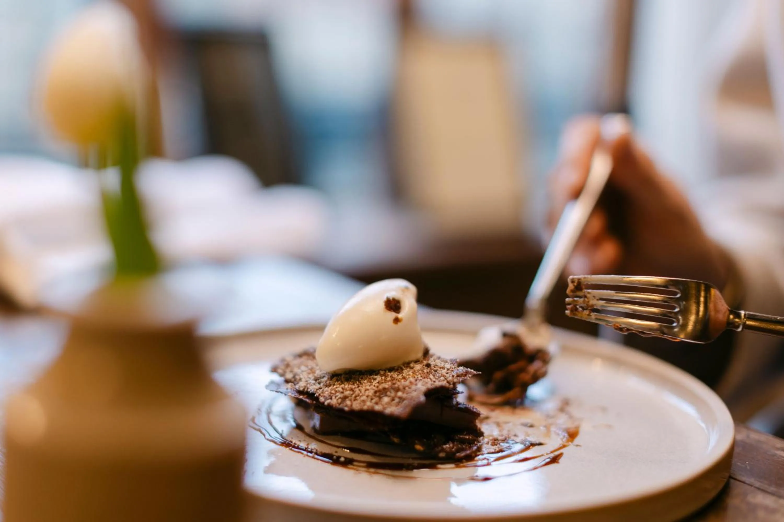 Food close-up in The Crown, Bildeston