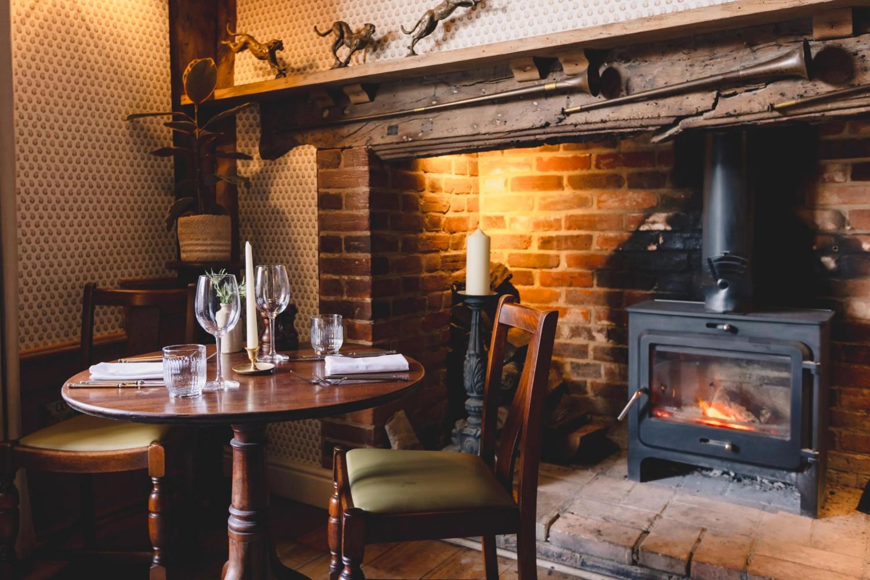 Seating area in The Crown, Bildeston