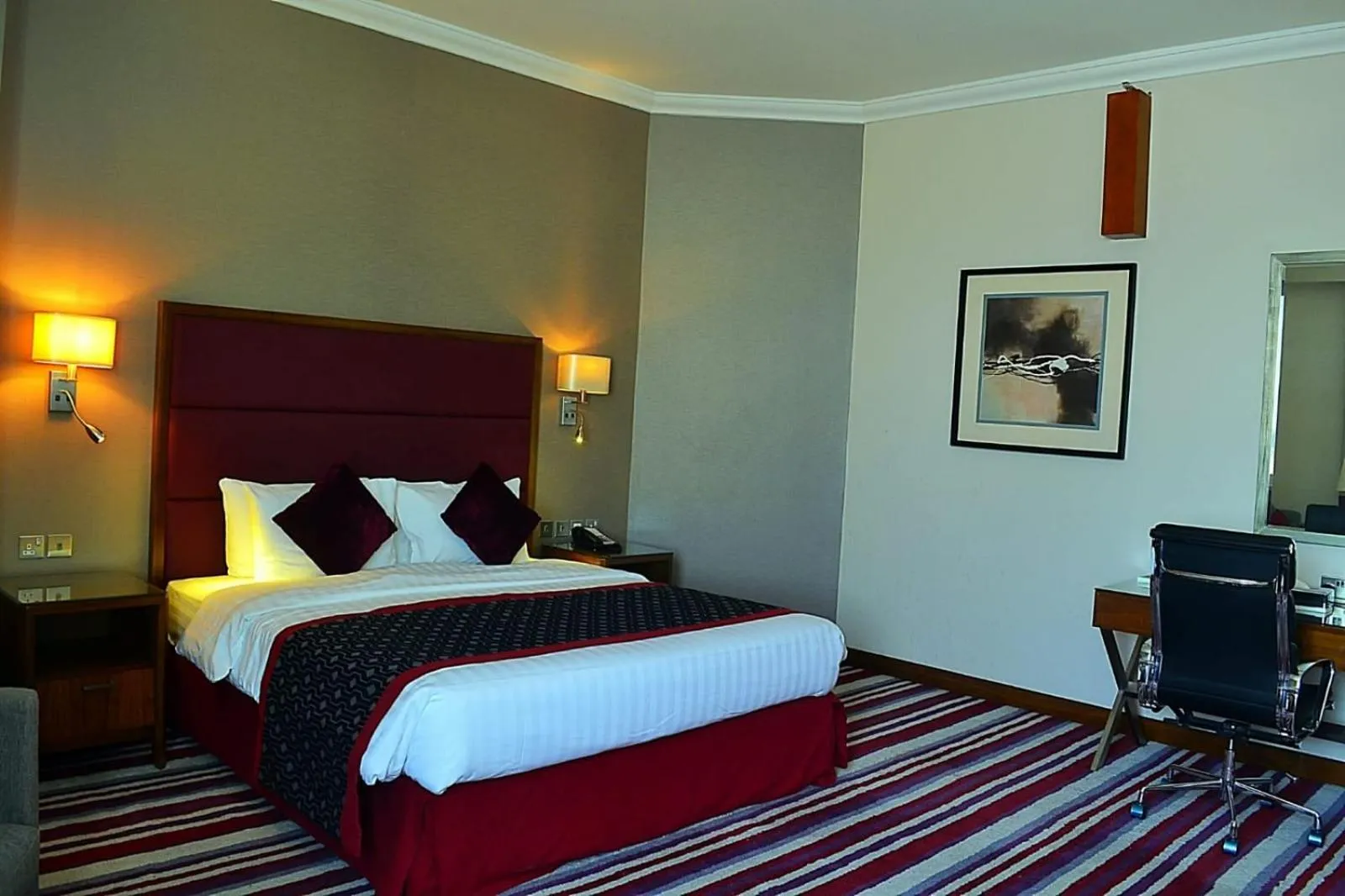 Bed in Wonder Palace Hotel Qatar