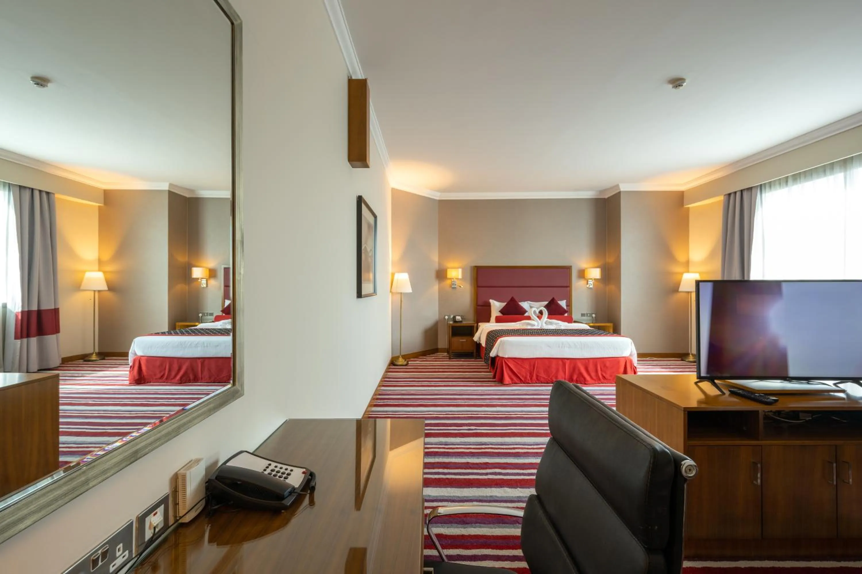 Bed in Wonder Palace Hotel Qatar