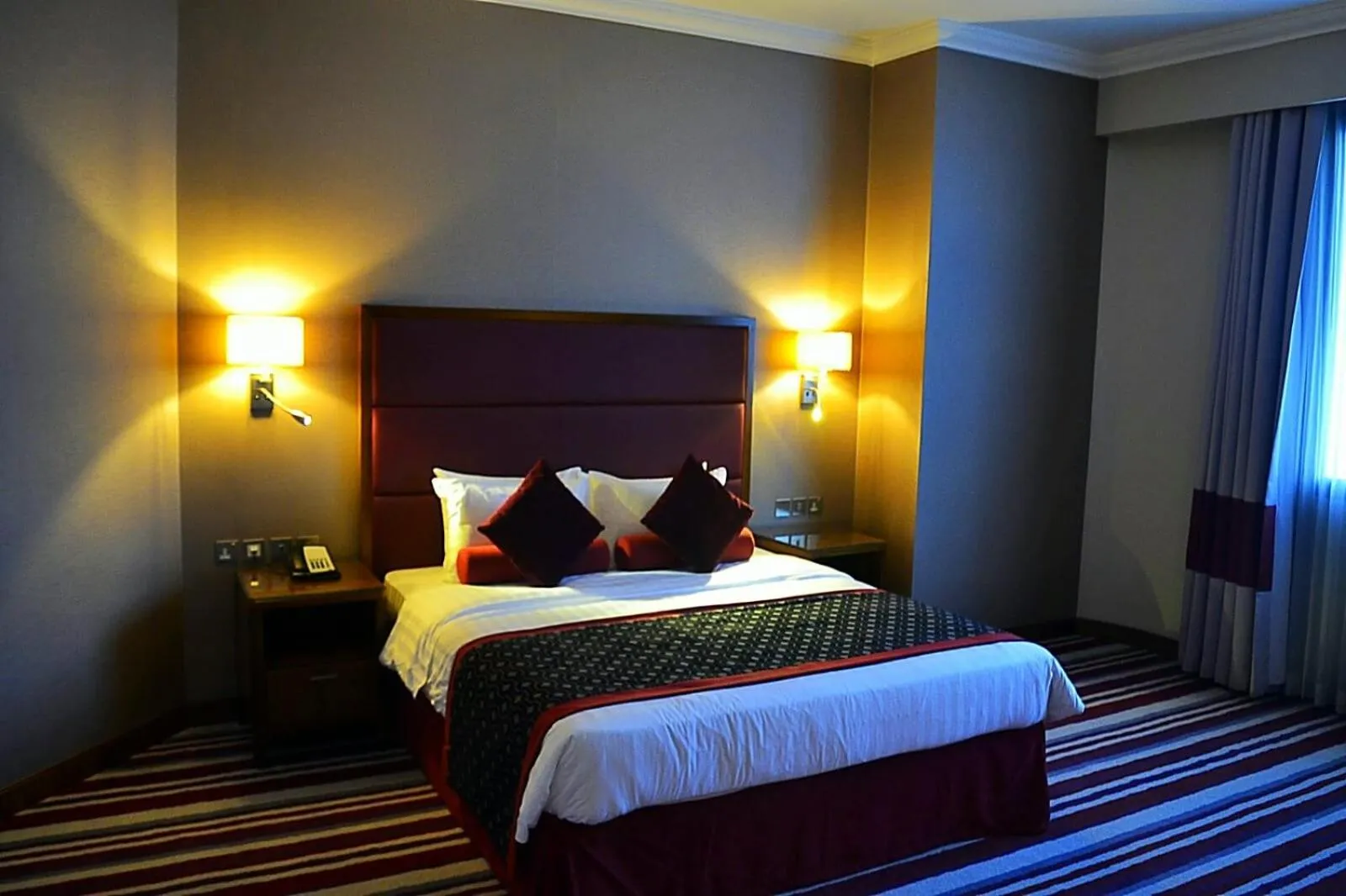 Bed in Wonder Palace Hotel Qatar