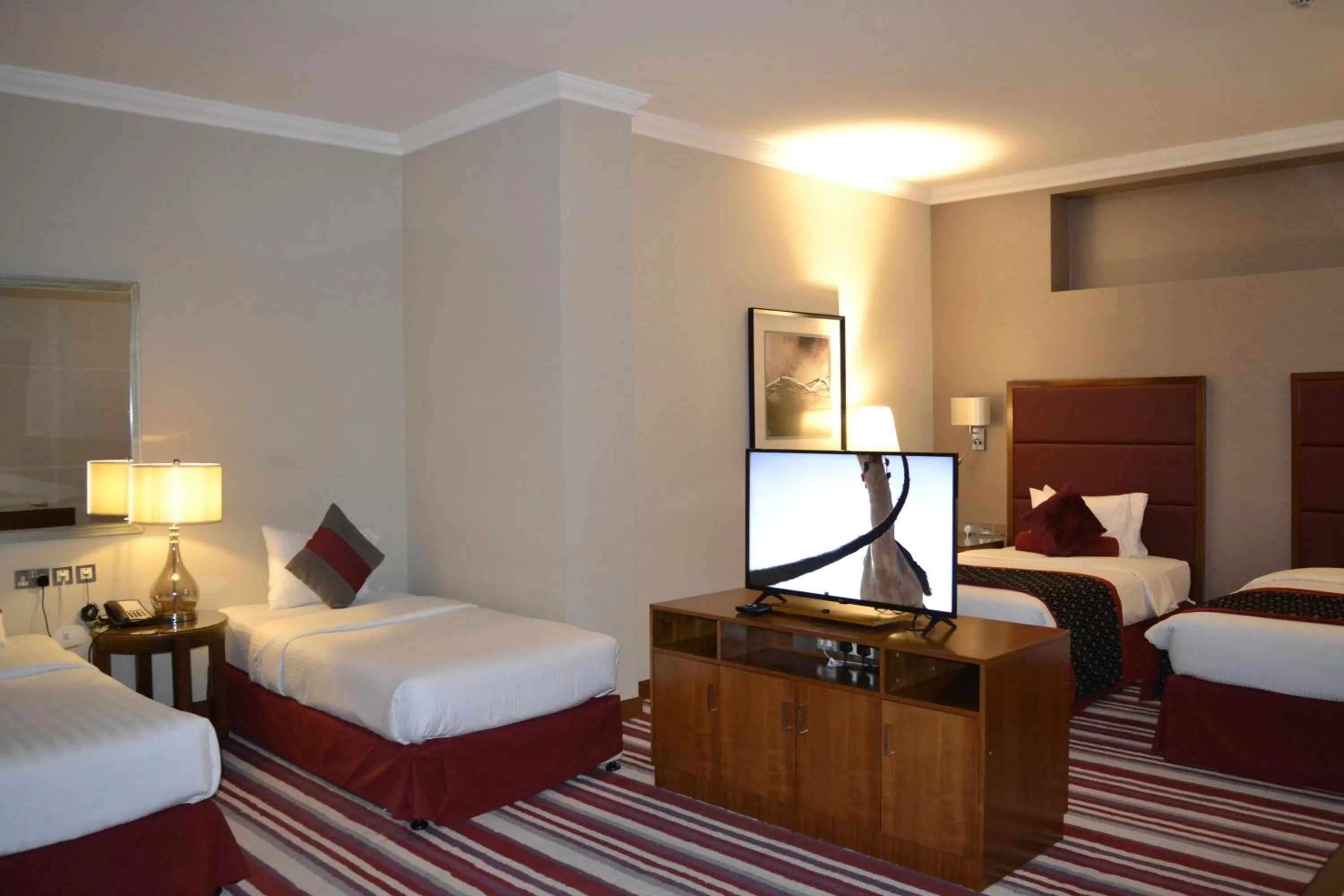 Bed in Wonder Palace Hotel Qatar