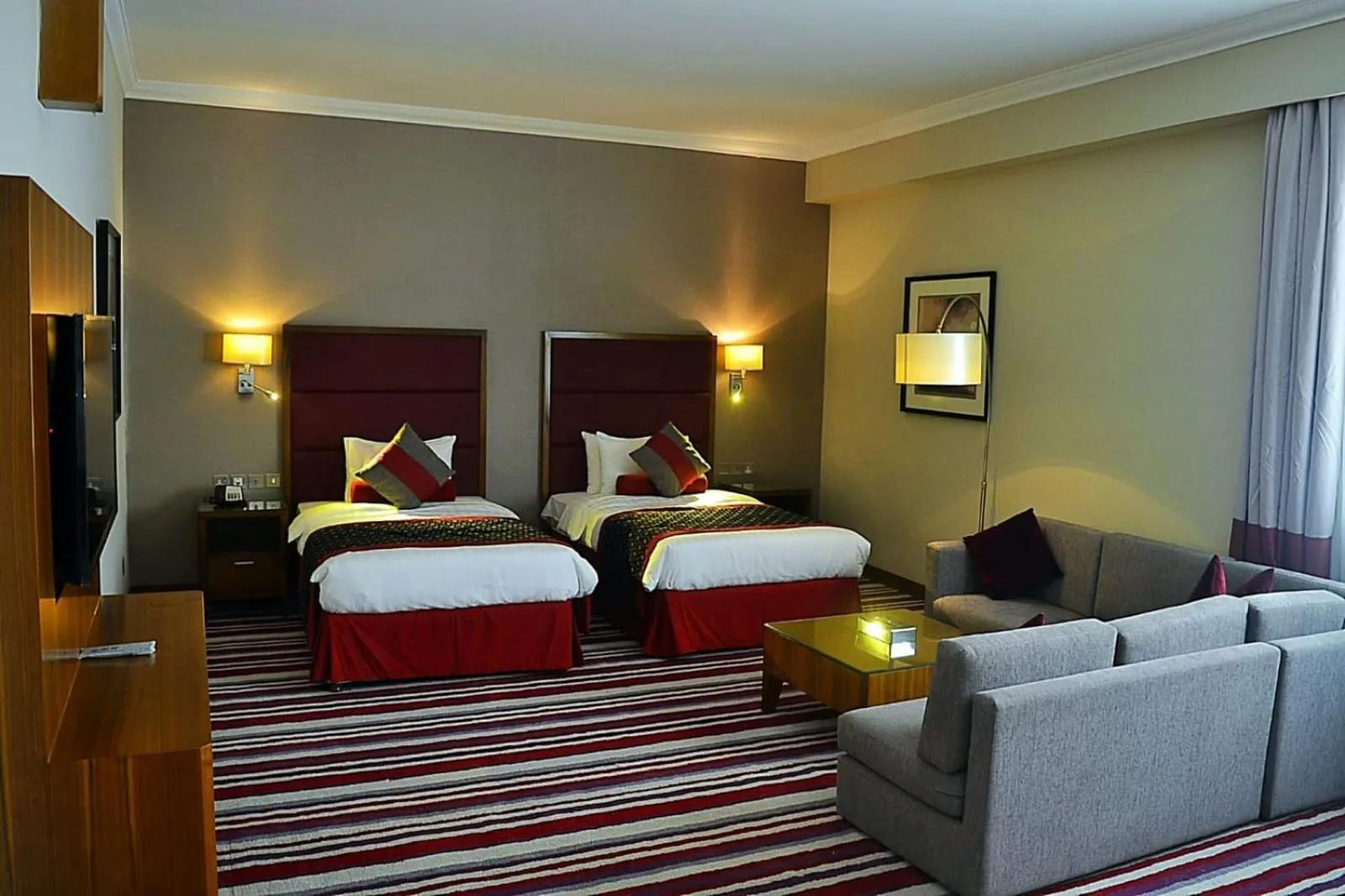 Bed in Wonder Palace Hotel Qatar