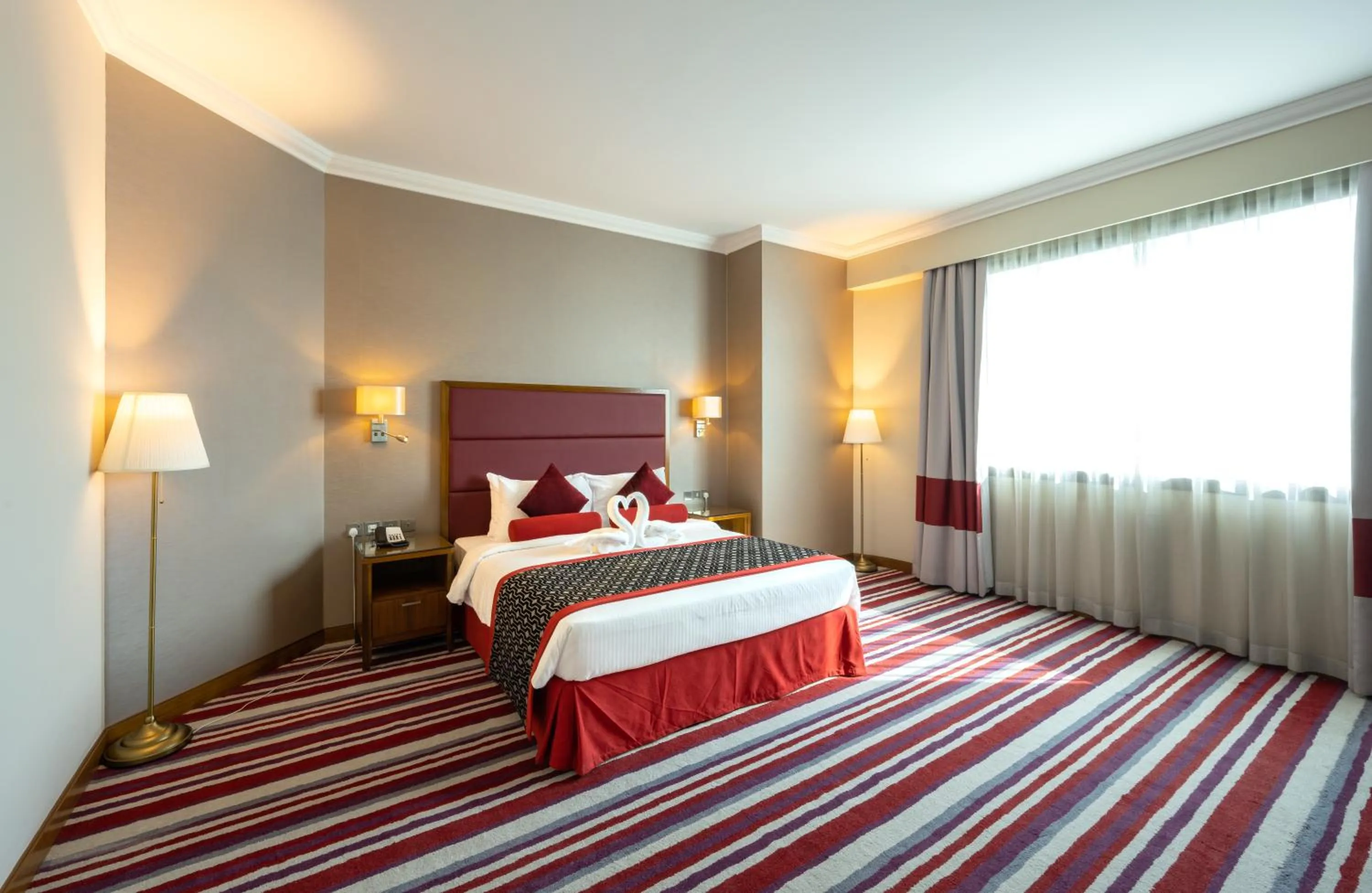 Bed in Wonder Palace Hotel Qatar