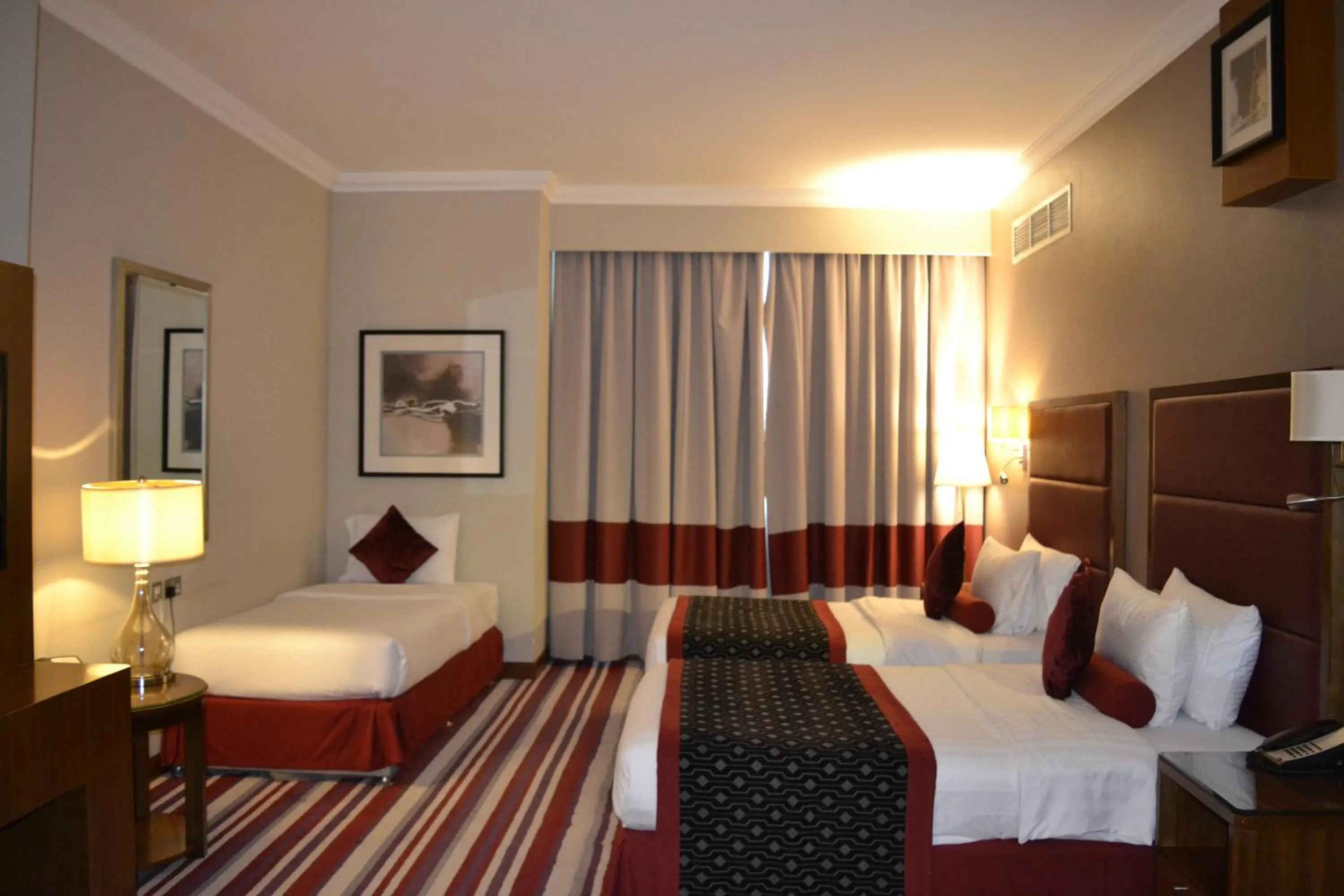 Bed in Wonder Palace Hotel Qatar