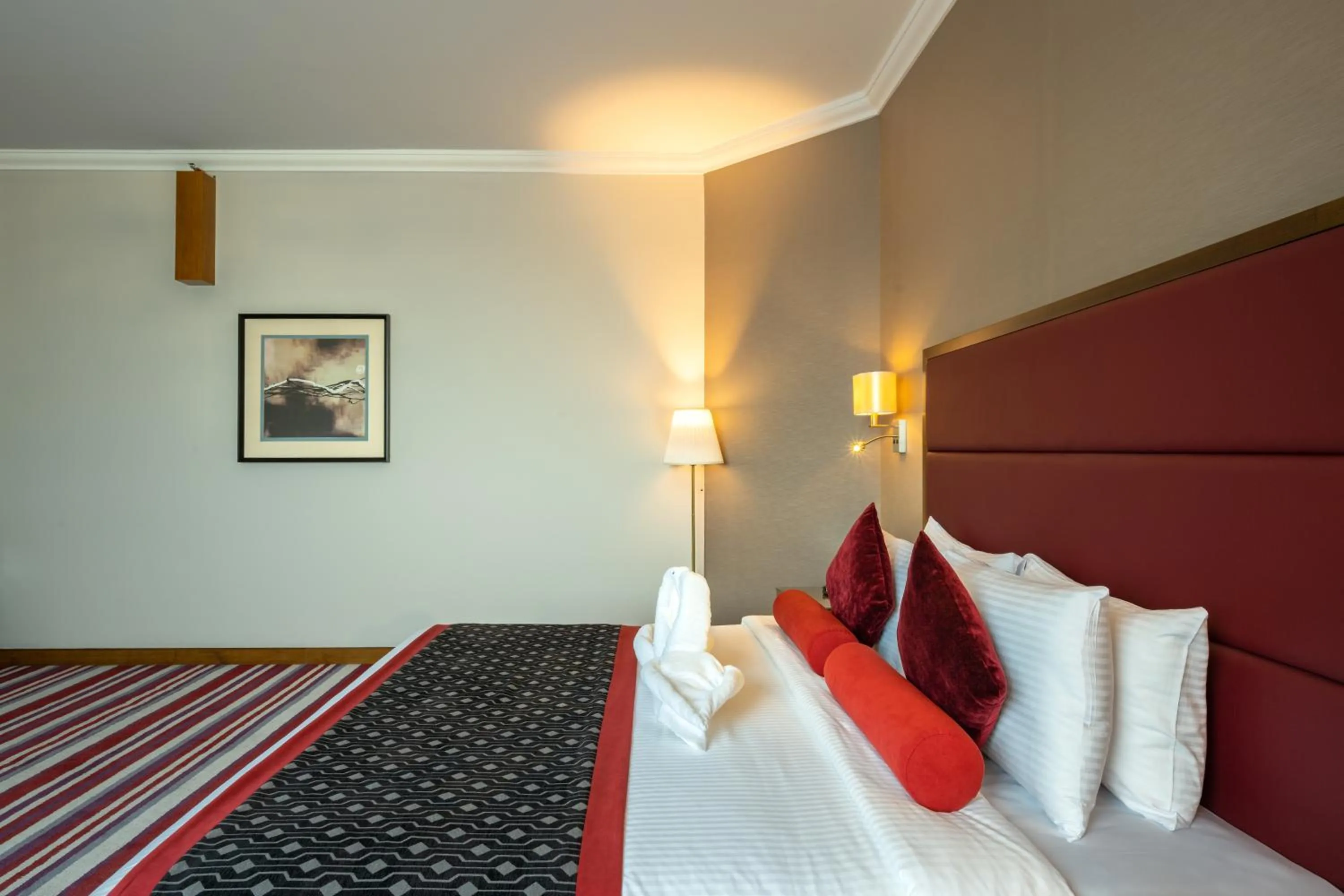 Bed in Wonder Palace Hotel Qatar