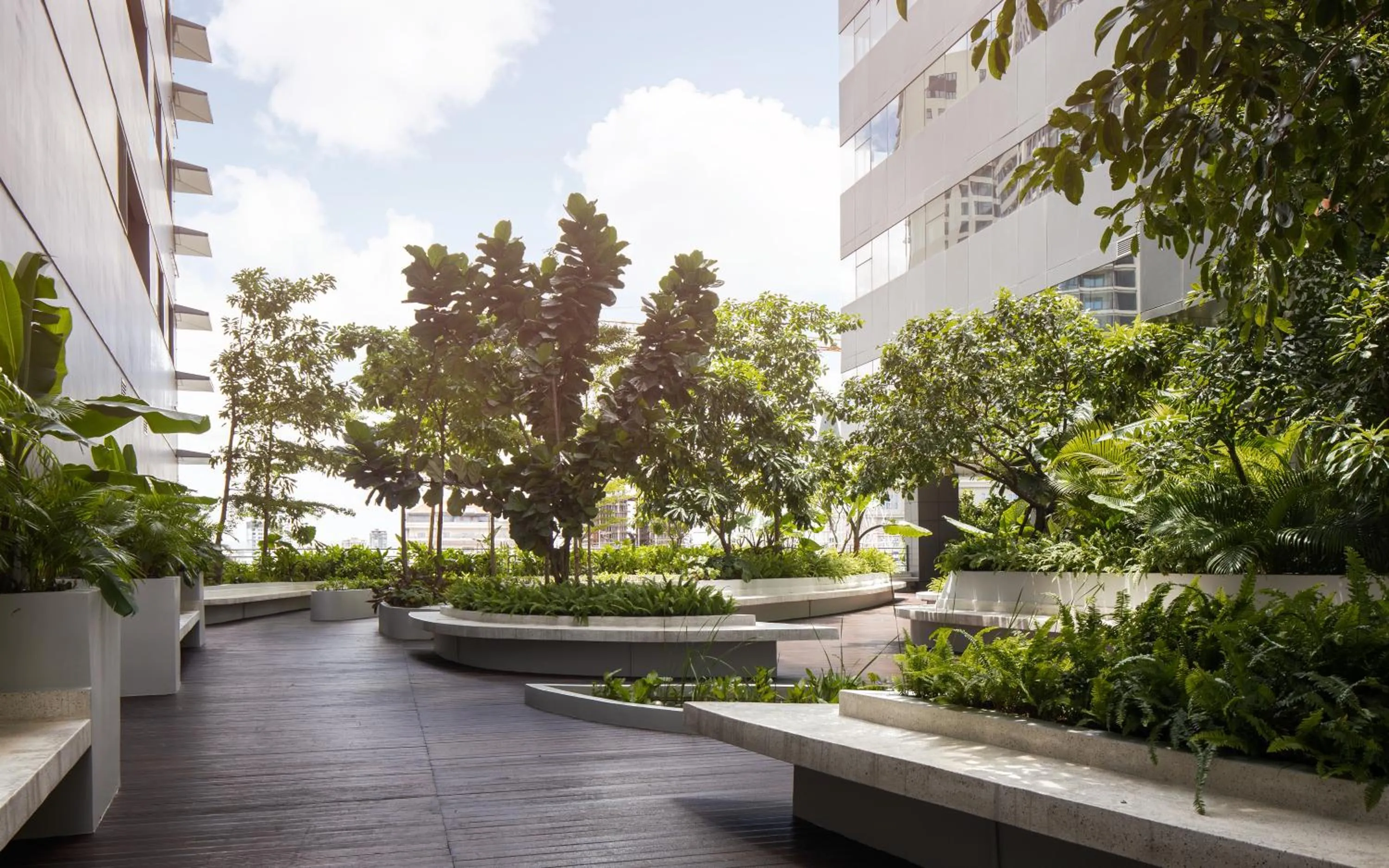 Garden in TK Central Serviced Apartments