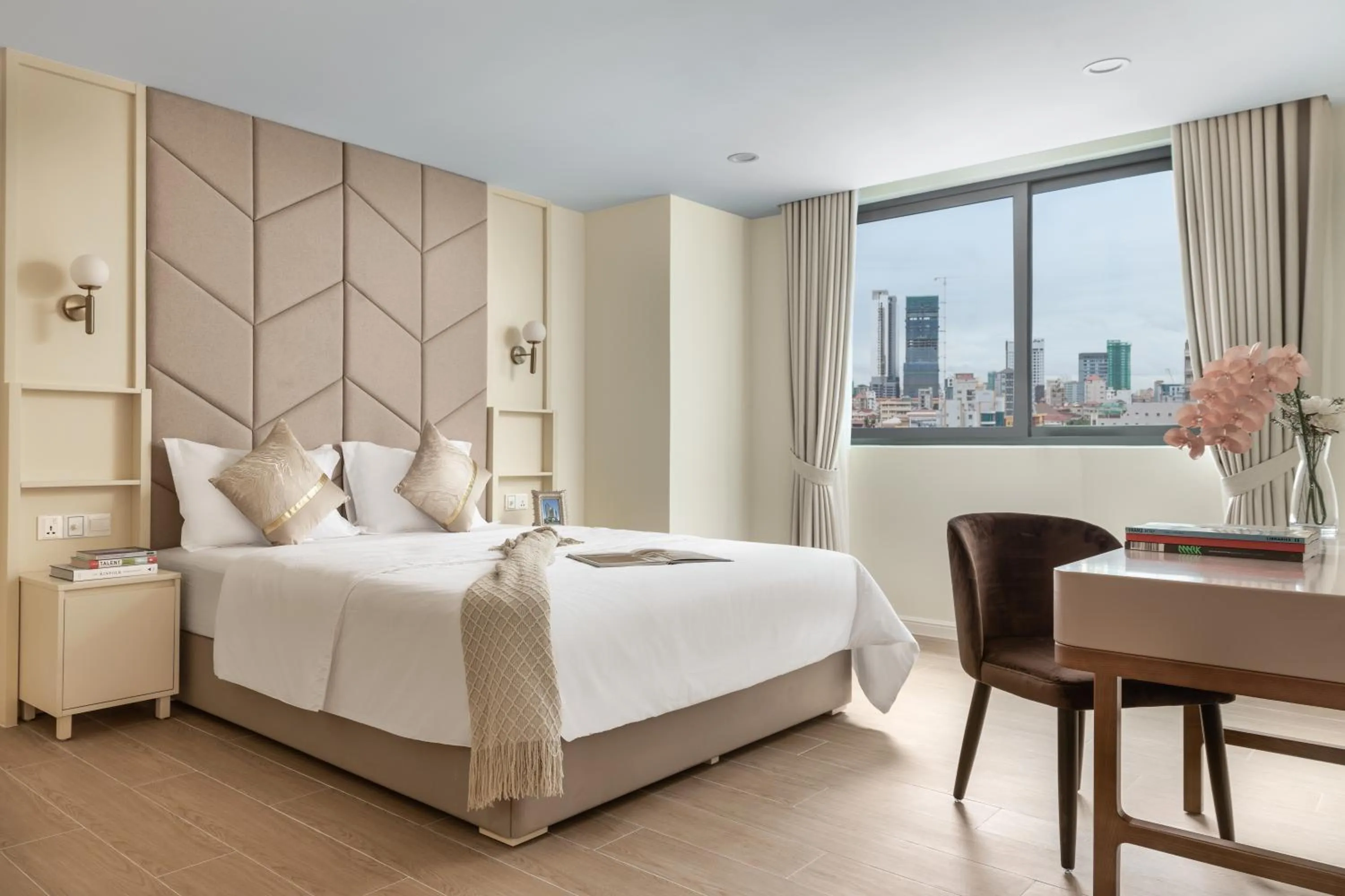Bedroom, Bed in TK Central Serviced Apartments