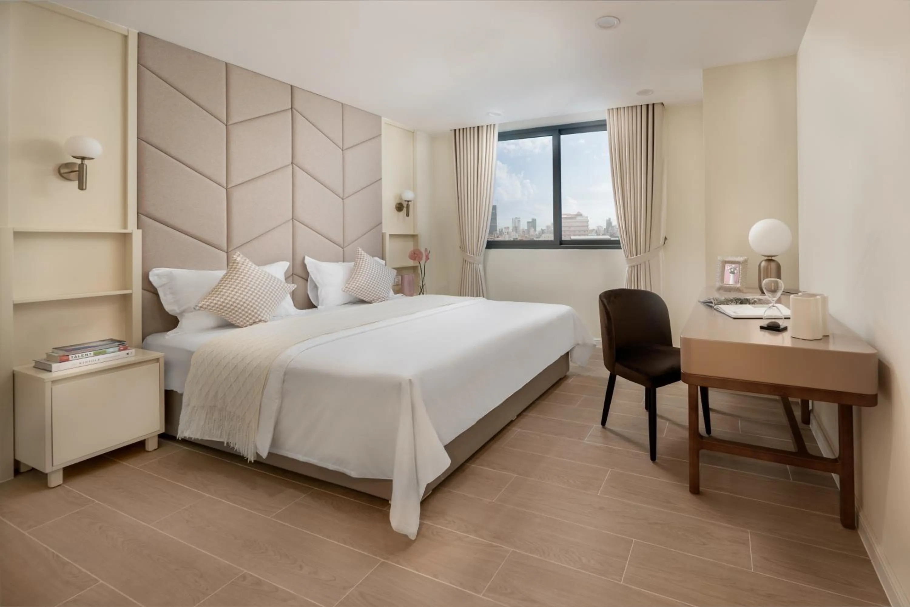 Bedroom, Bed in TK Central Serviced Apartments