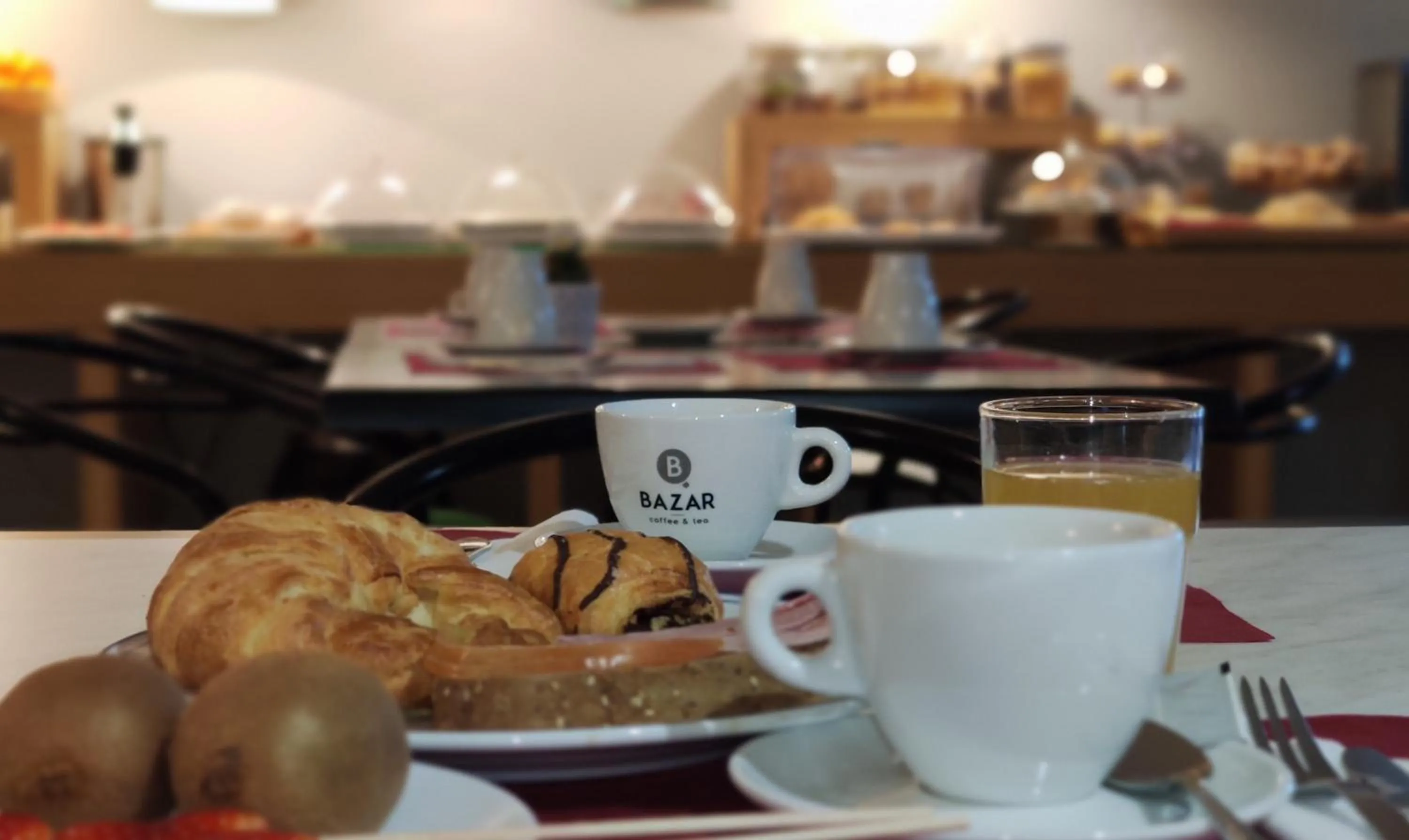 Buffet breakfast in Hotel Doña Blanca