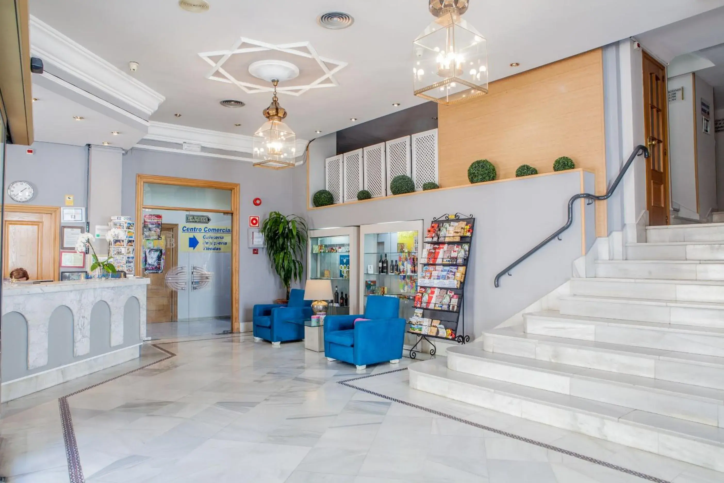 Lobby or reception in Hotel Doña Blanca Lobby or reception in Hotel Doña Blanca