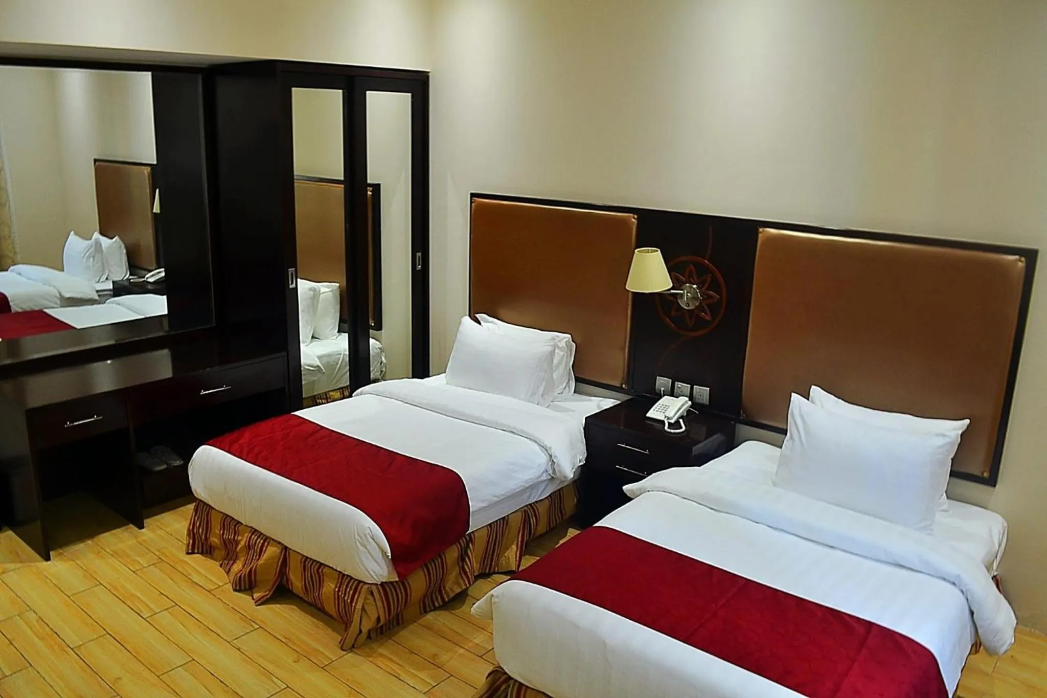 Bed in Palm Inn Hotel Doha