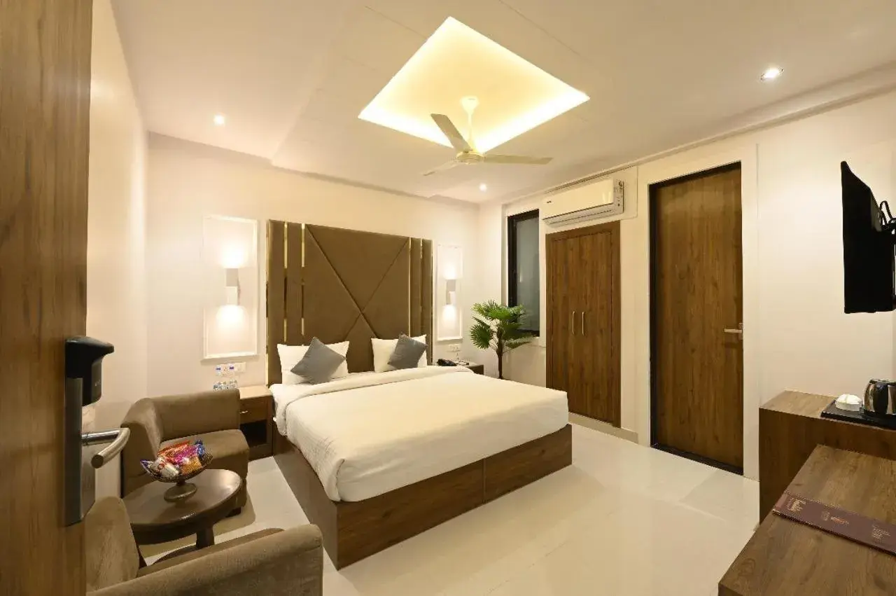 Bed in Hotel Avalon Palms Agra Bed in Hotel Avalon Palms Agra